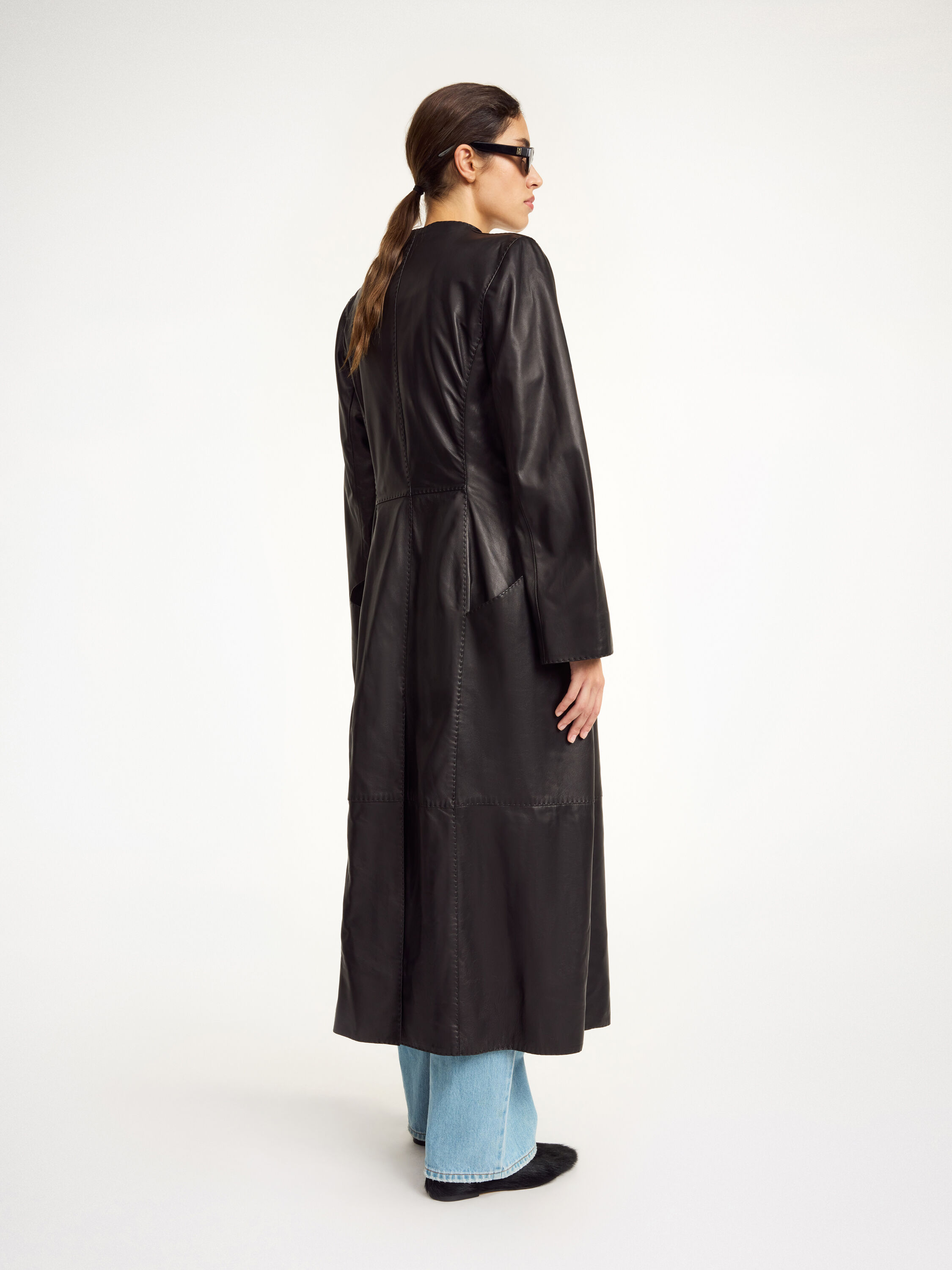 Sirrena leather coat