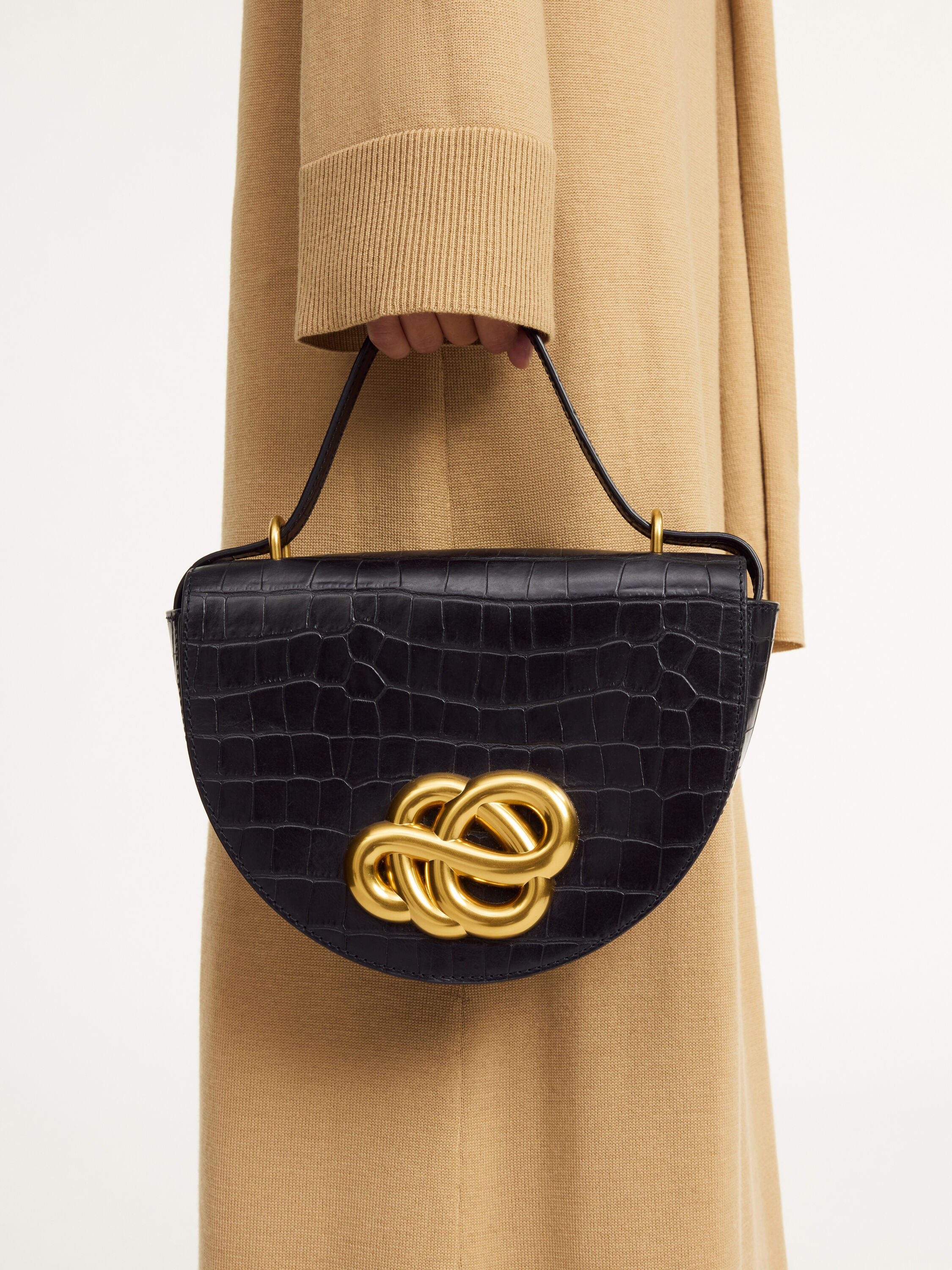 Cebella leather shoulder bag