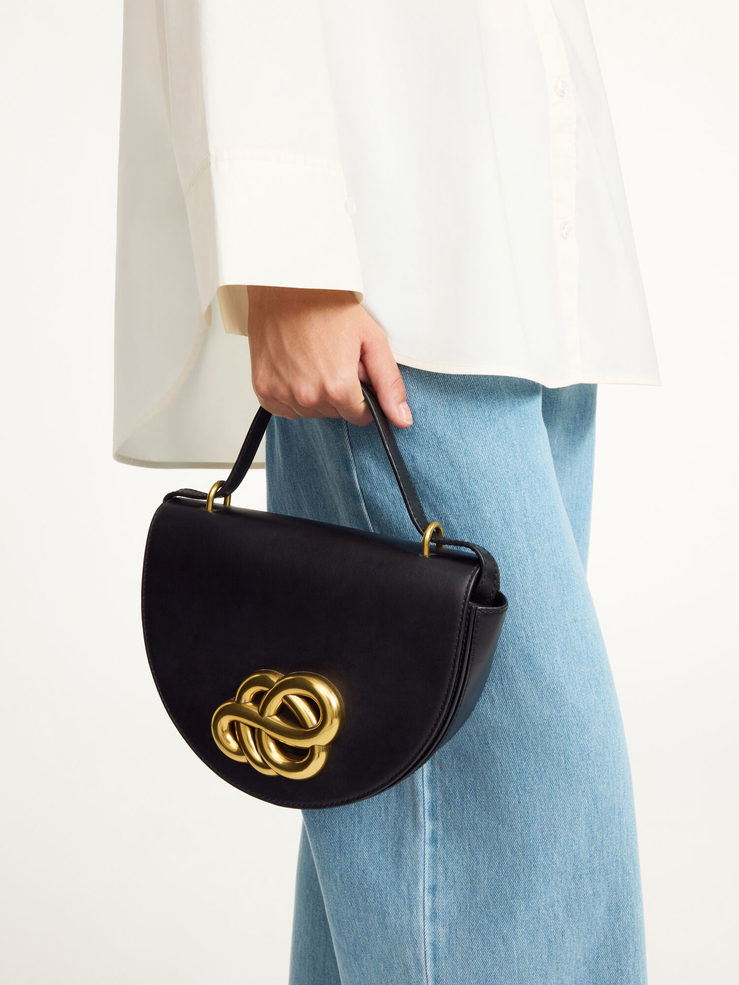 Cebella leather shoulder bag