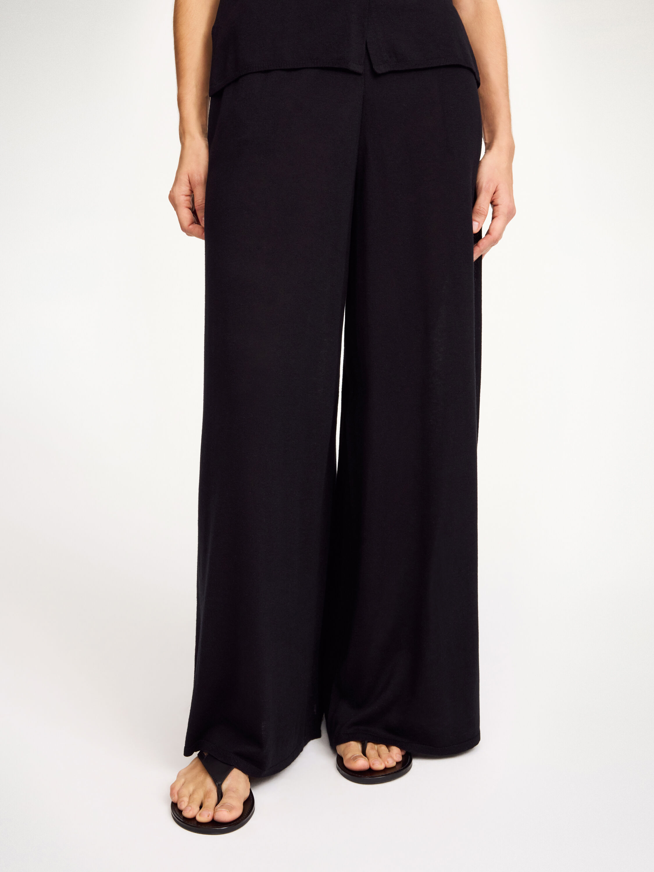 Piscata wide-leg trousers