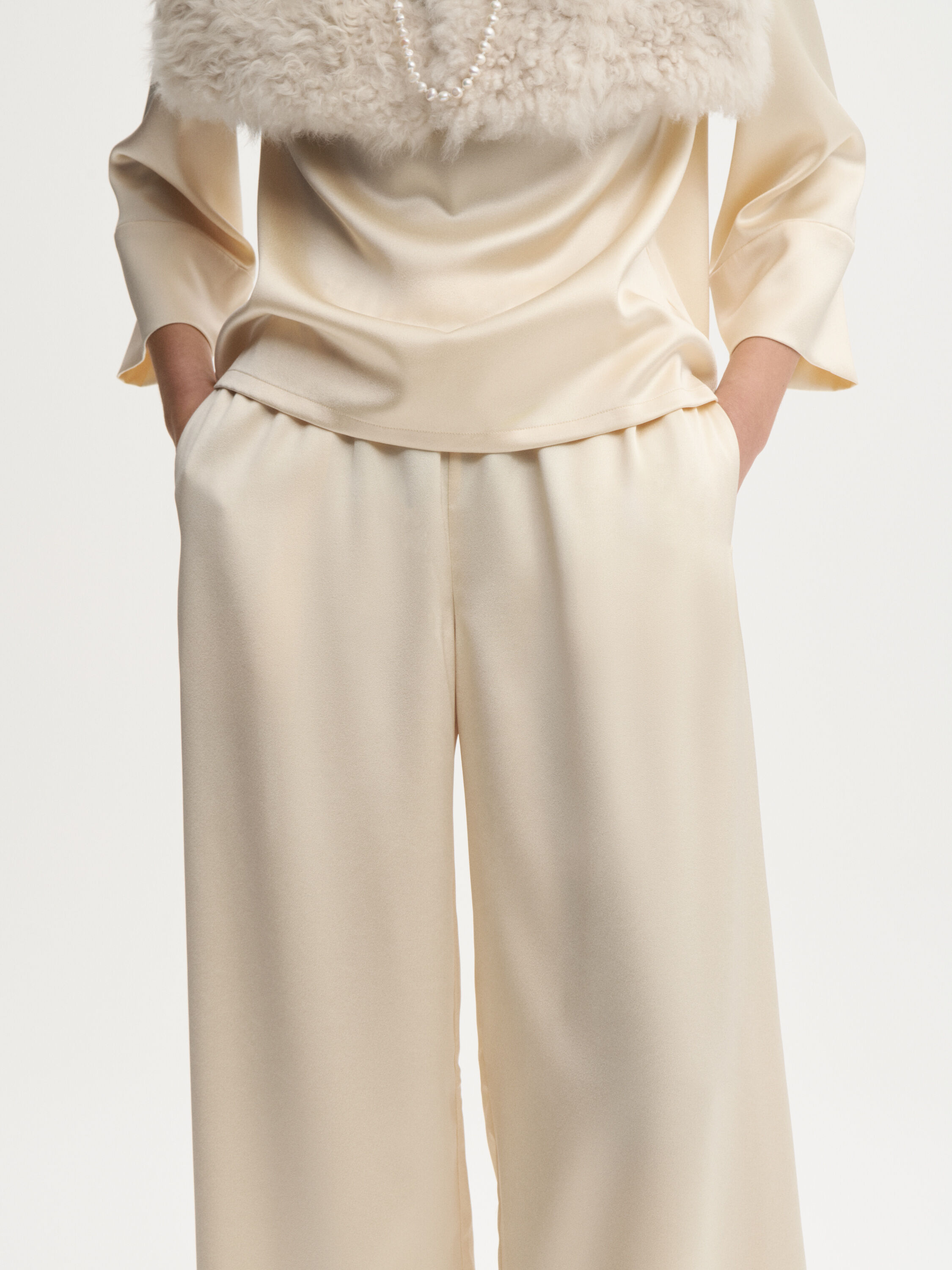 Louis wide-leg trousers
