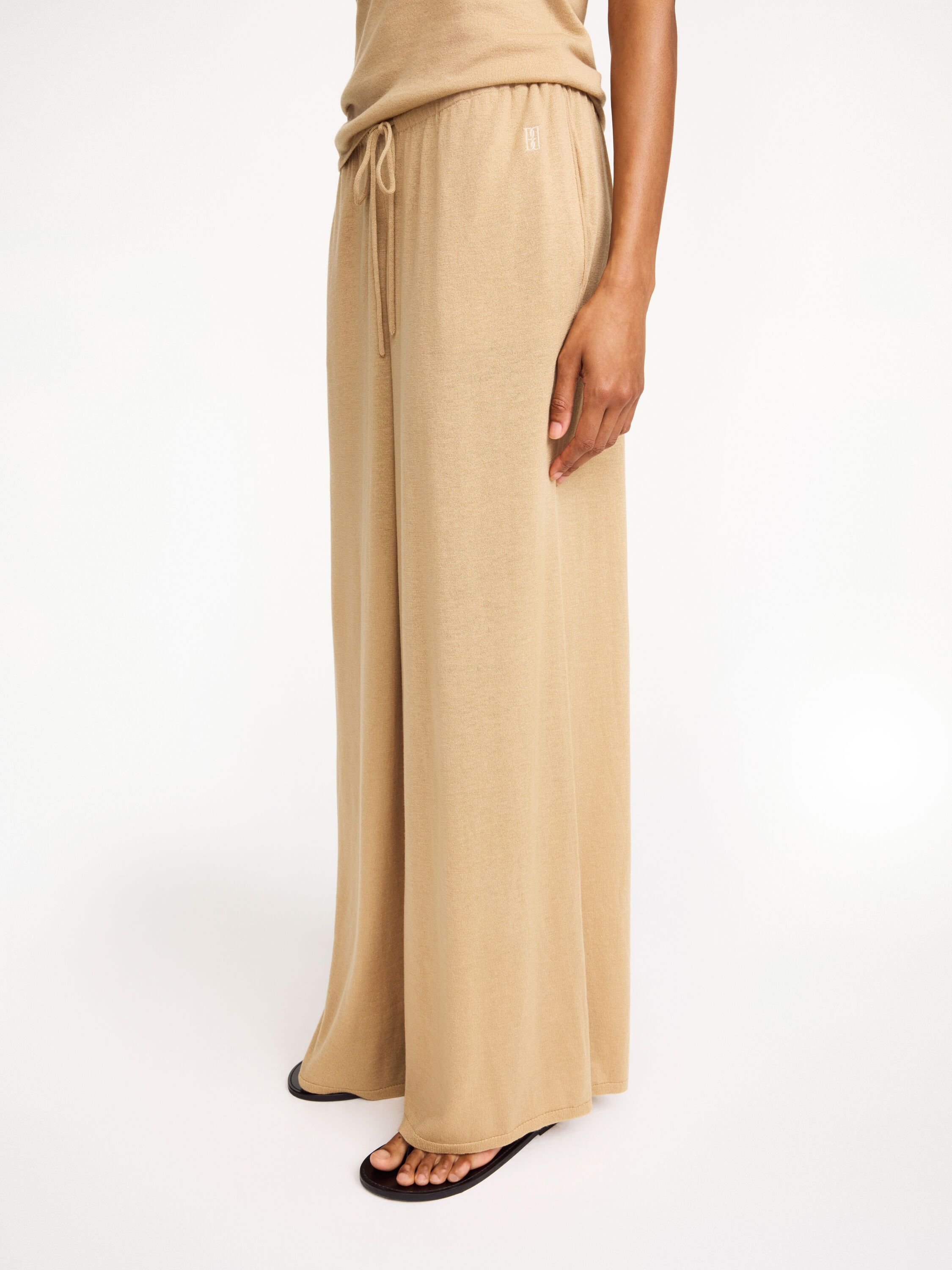 Piscata wide-leg trousers