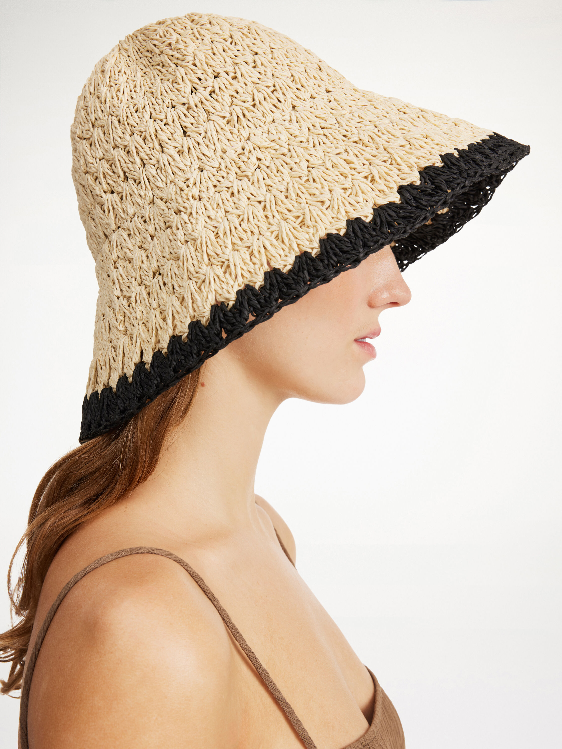 Straw fisherman hat cheap