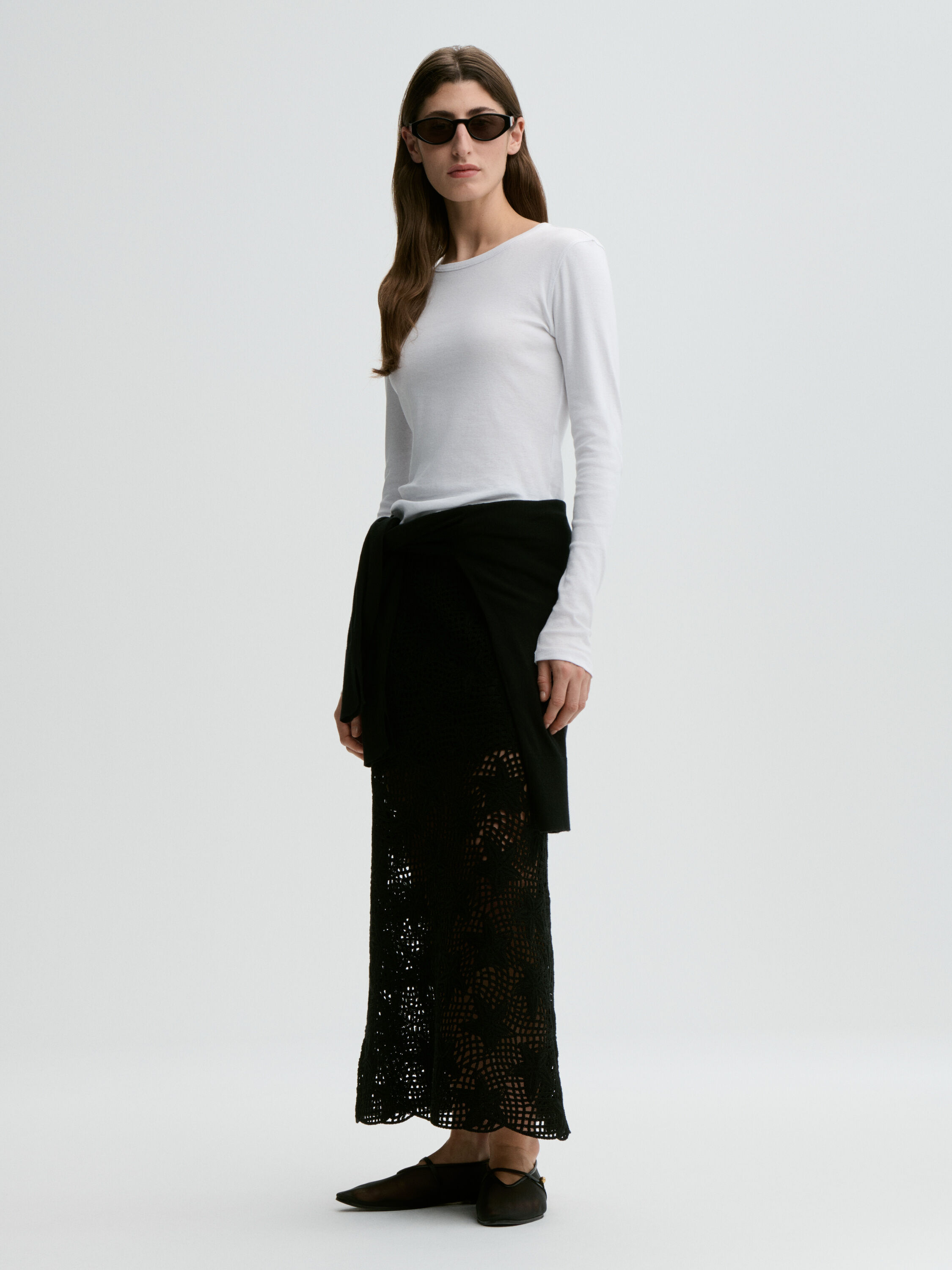 Brita Flat organic cotton long-sleeved T-shirt