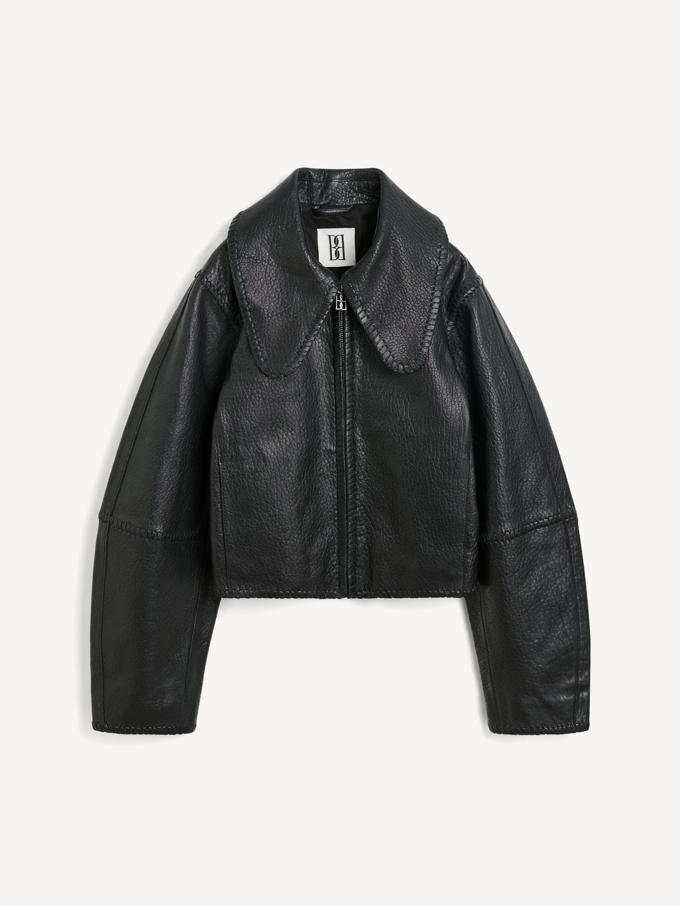 レザージャケット　BY MALENE BIRGER Rowani leather jacket - Buy Coats & Jackets online | By