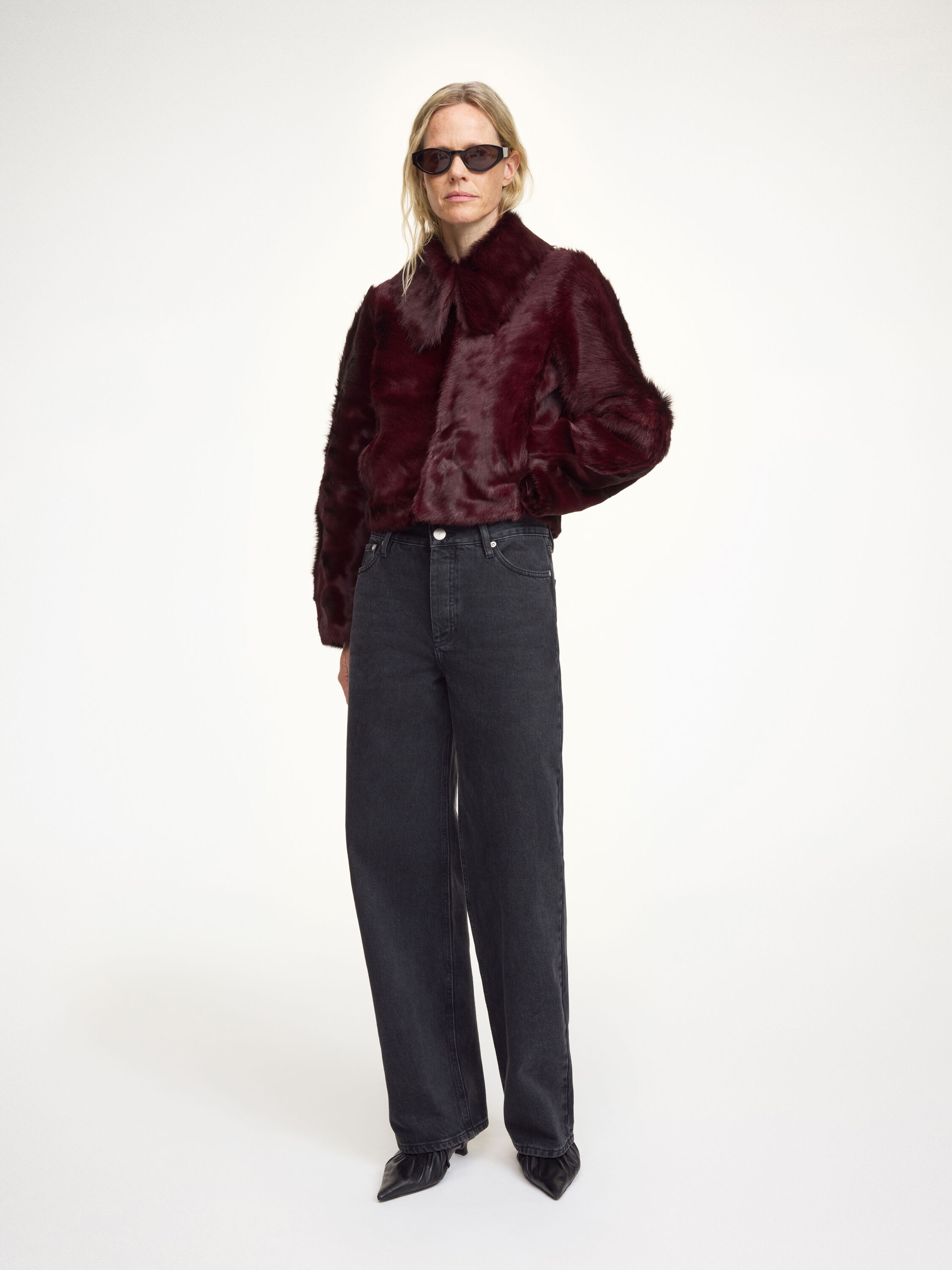 Rowani shearling calf jacket
