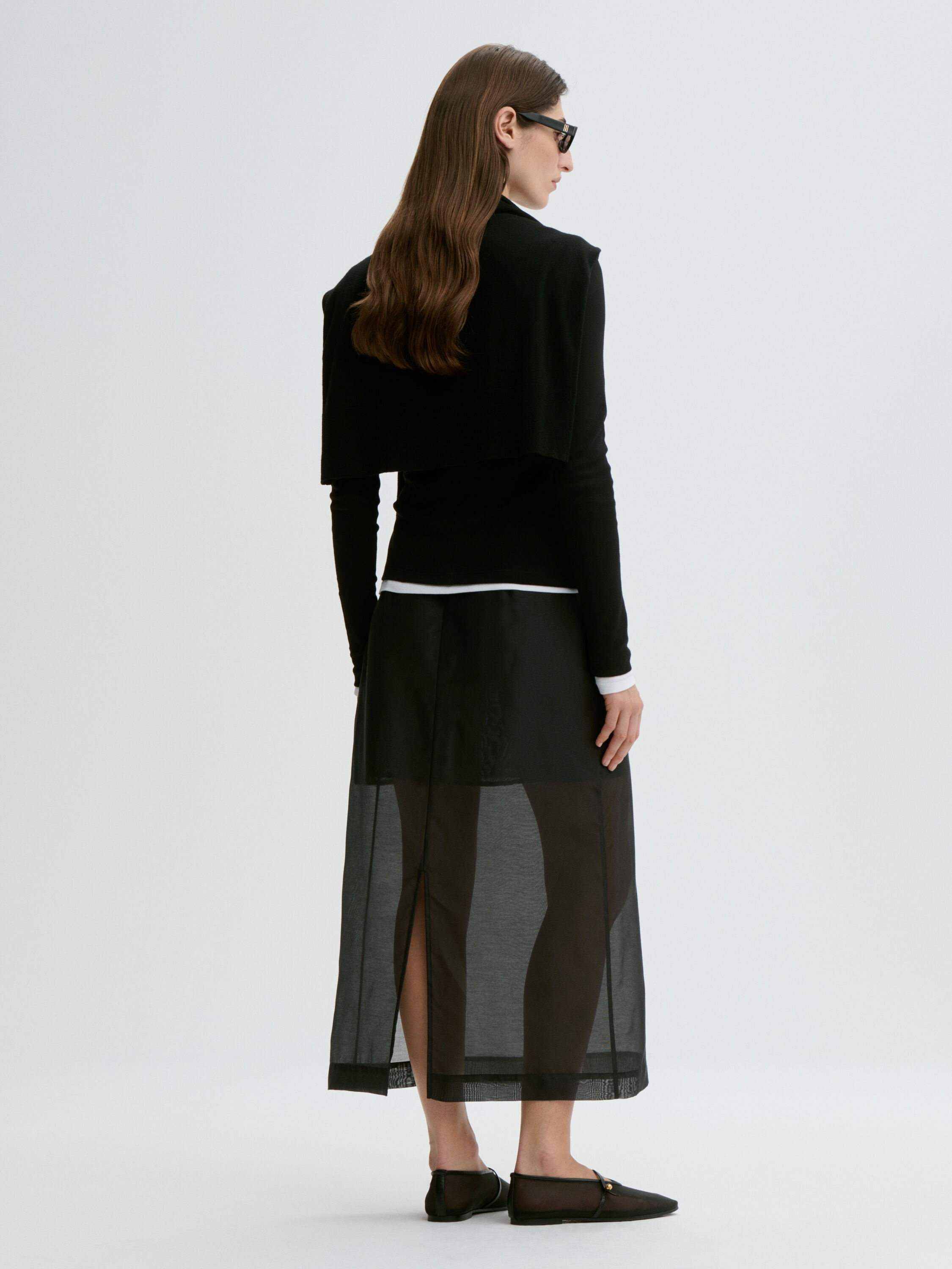 Esta silk organza skirt