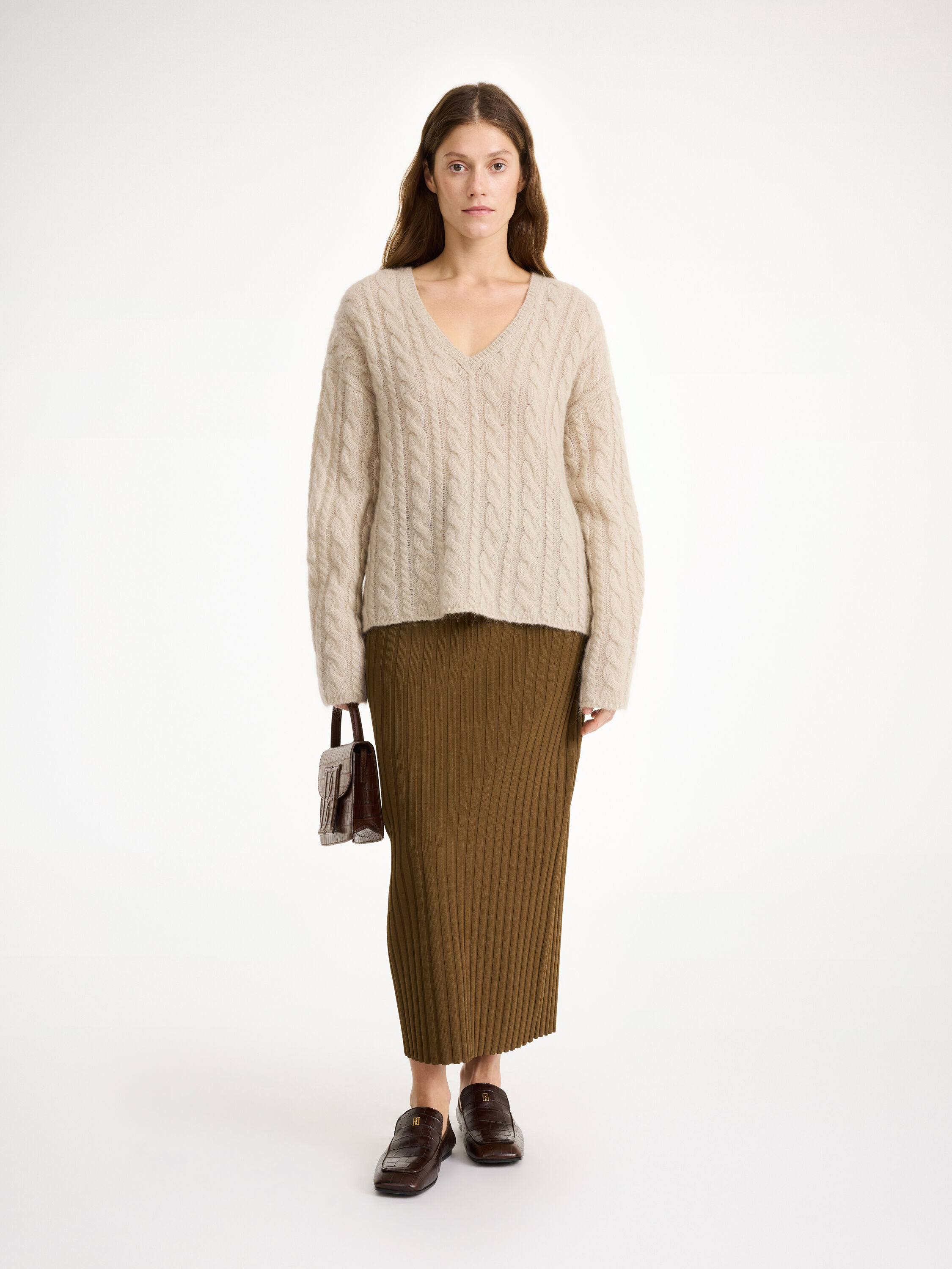 Cimone cable-knit sweater