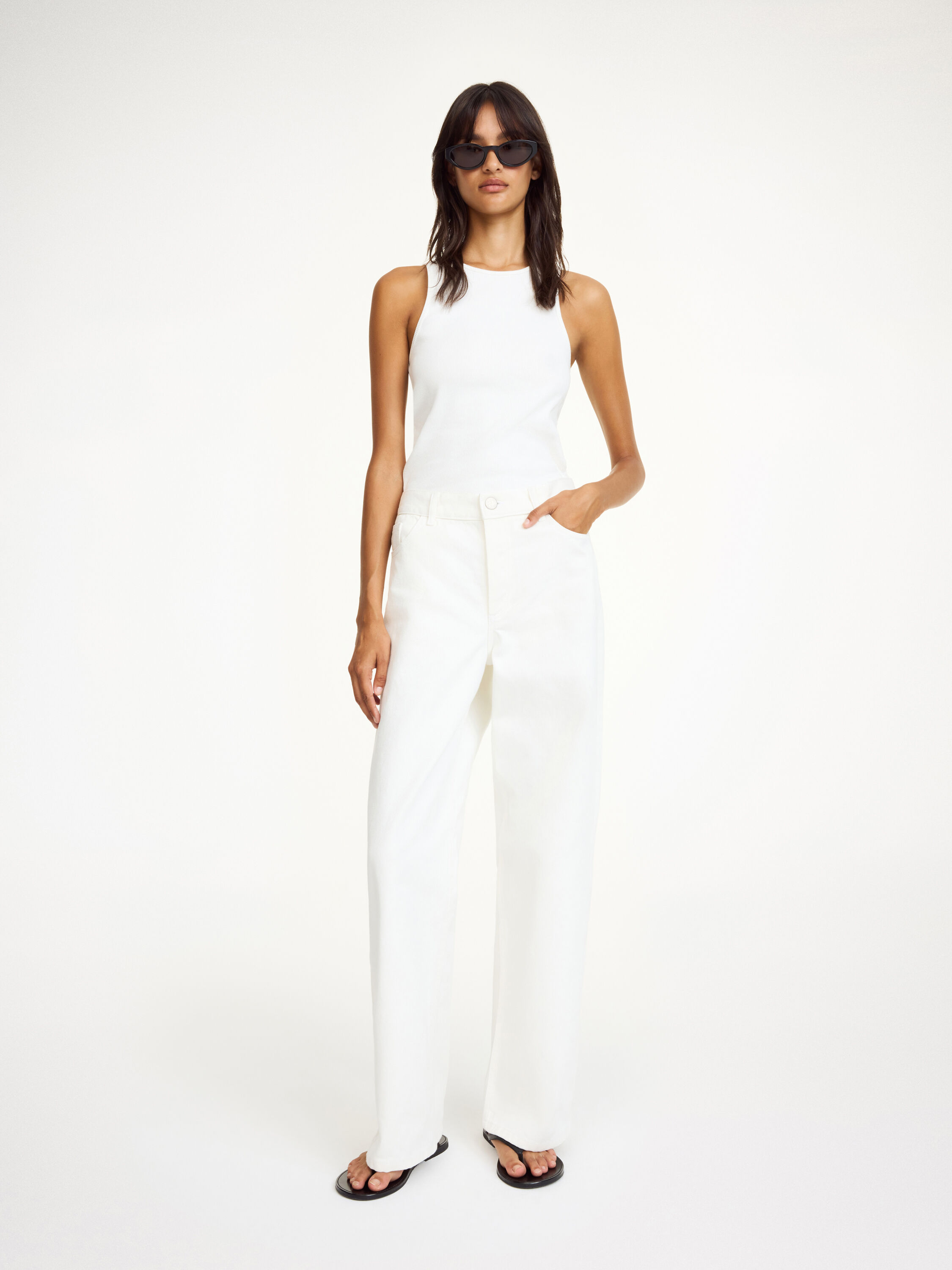 デニム・ジーパン BY MALENE BIRGER Women Denim Pants VINOLA 23L BLUE By Malene Birger Vinola Jeans | Blue | FARFETCH