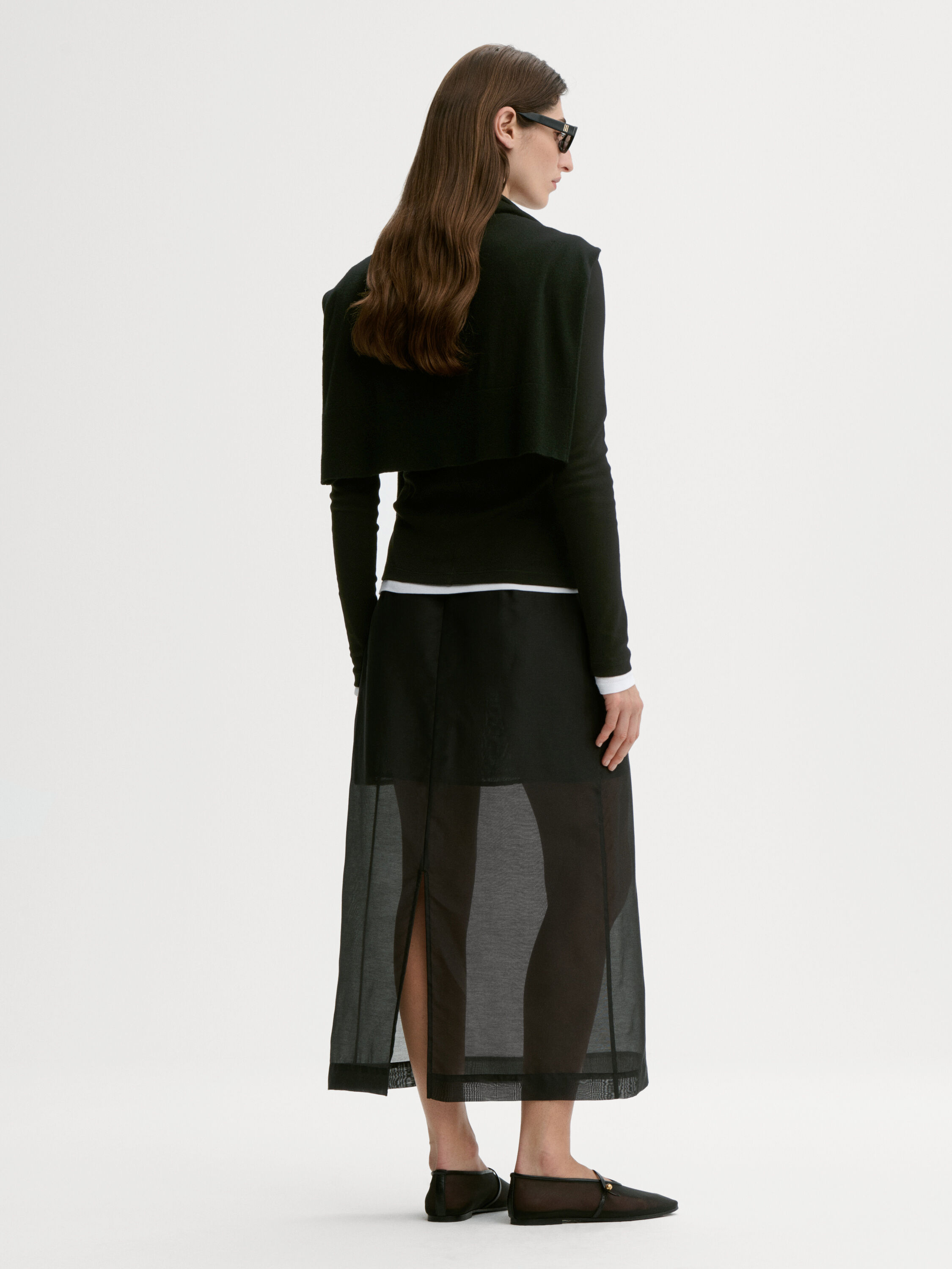 Esta silk organza skirt