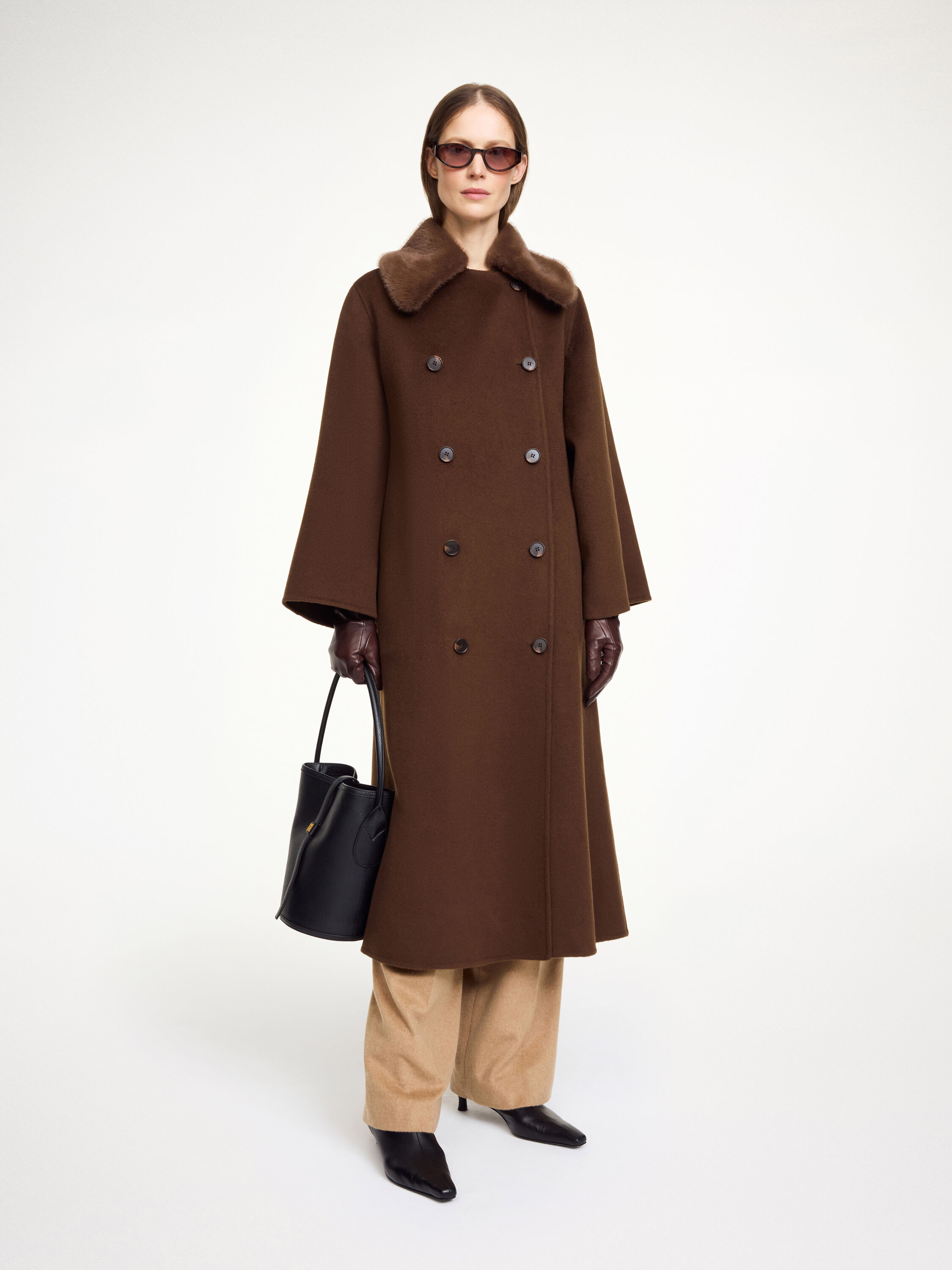 Darcy wool coat