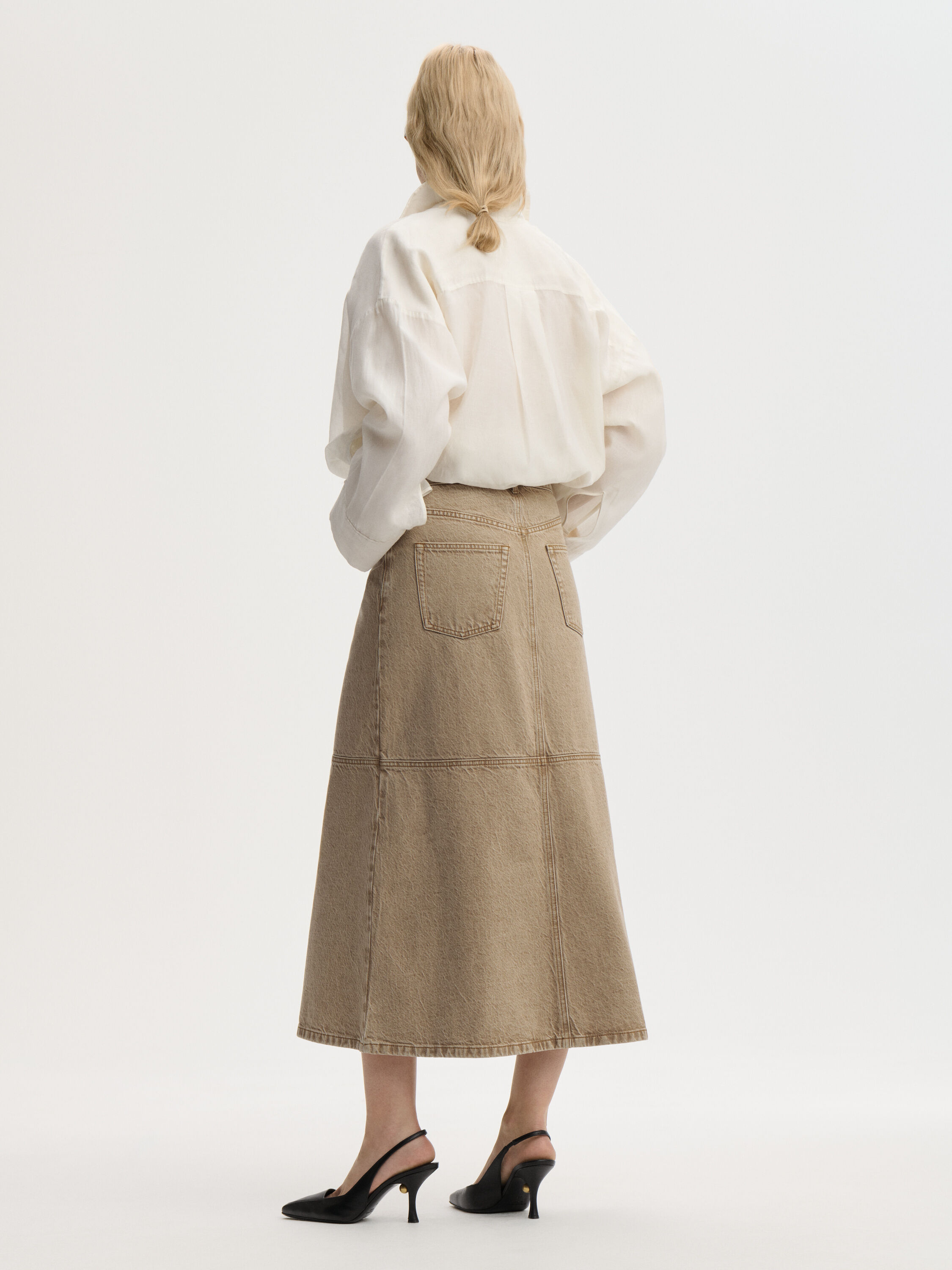 Solene denim skirt