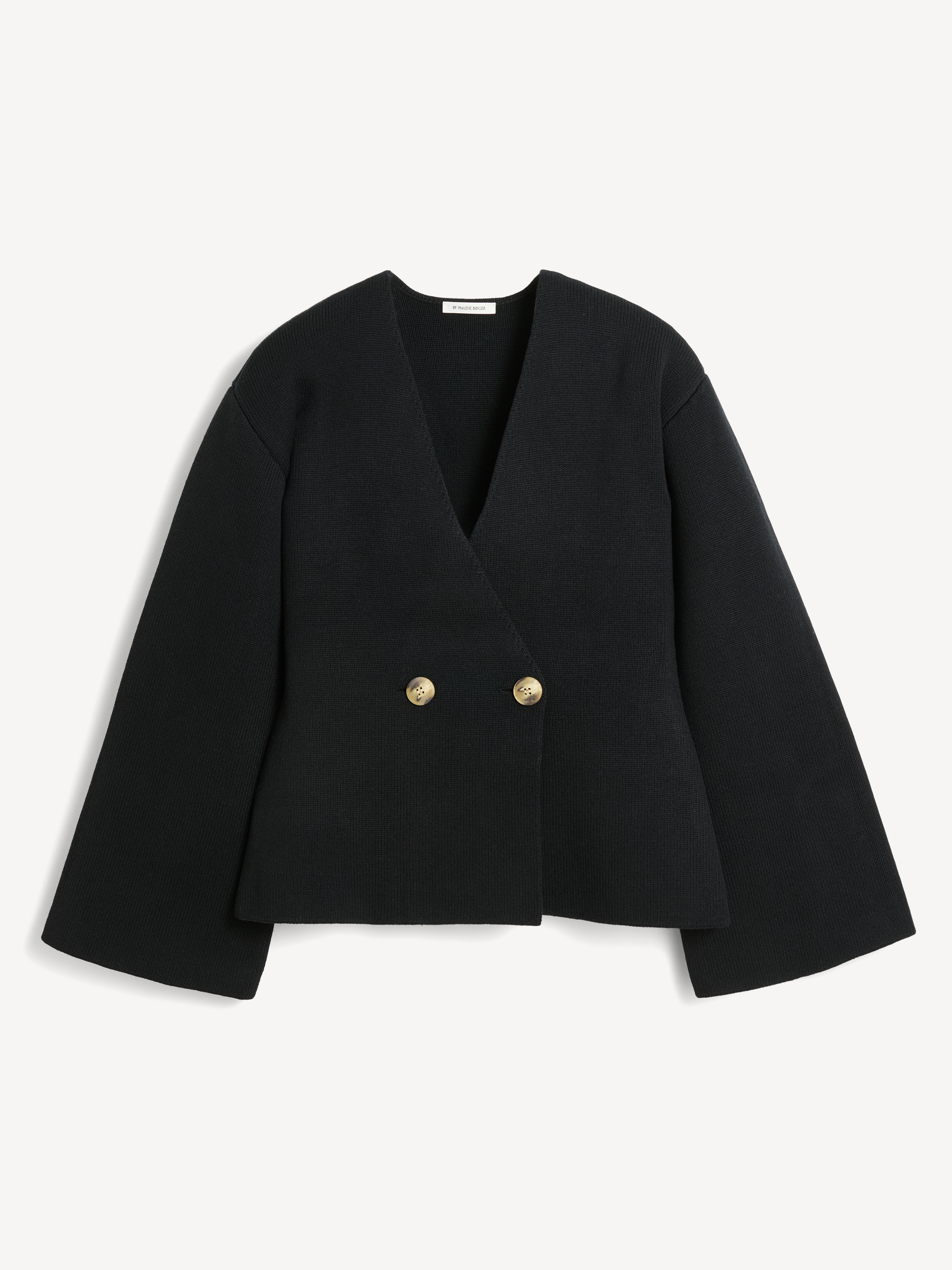 By Malene Birger Women's Black Tinley Wool-Blend Cardigan Xxs