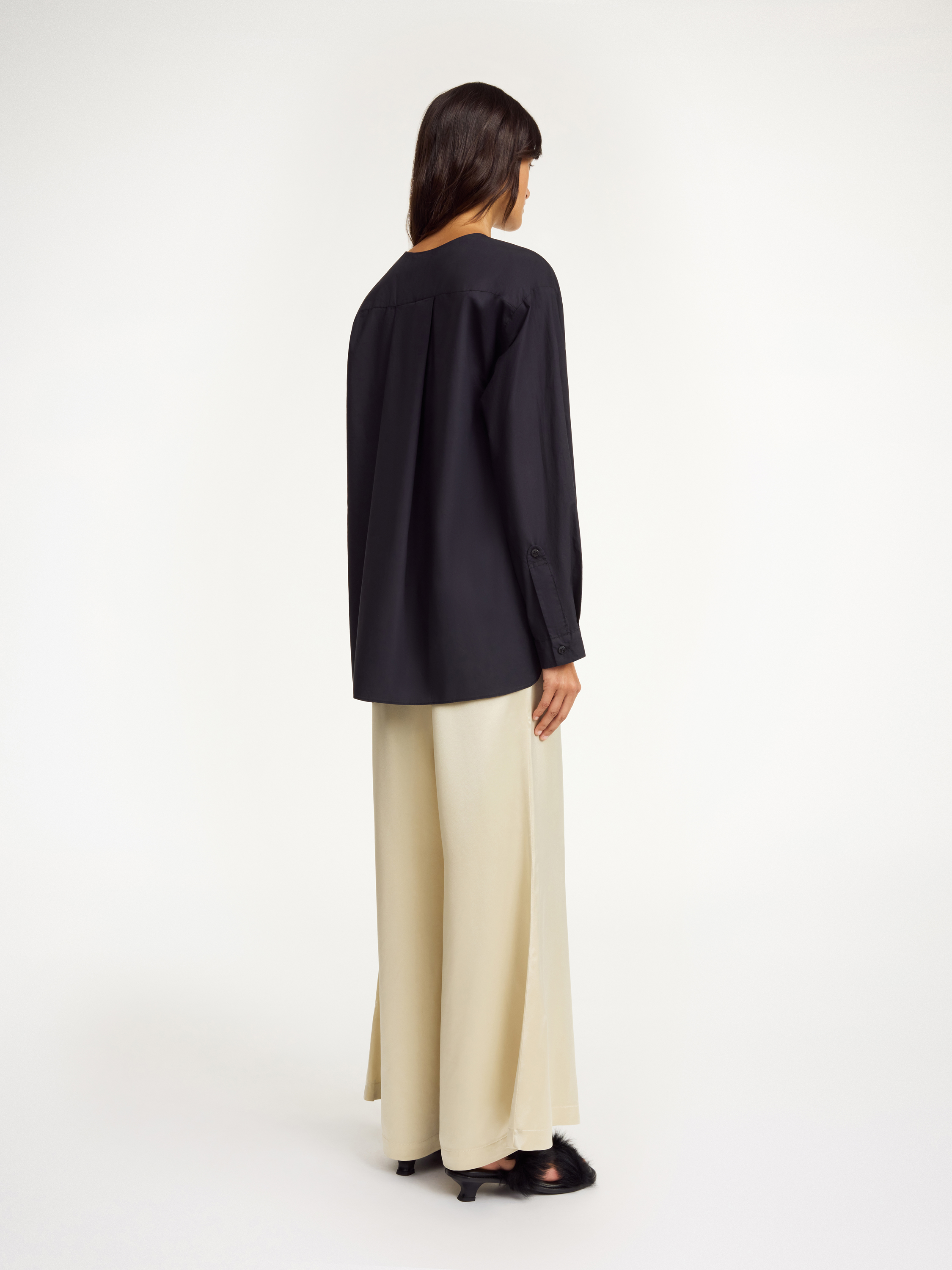 By Malene Birger Fayette Organic Cotton Shirt In Black