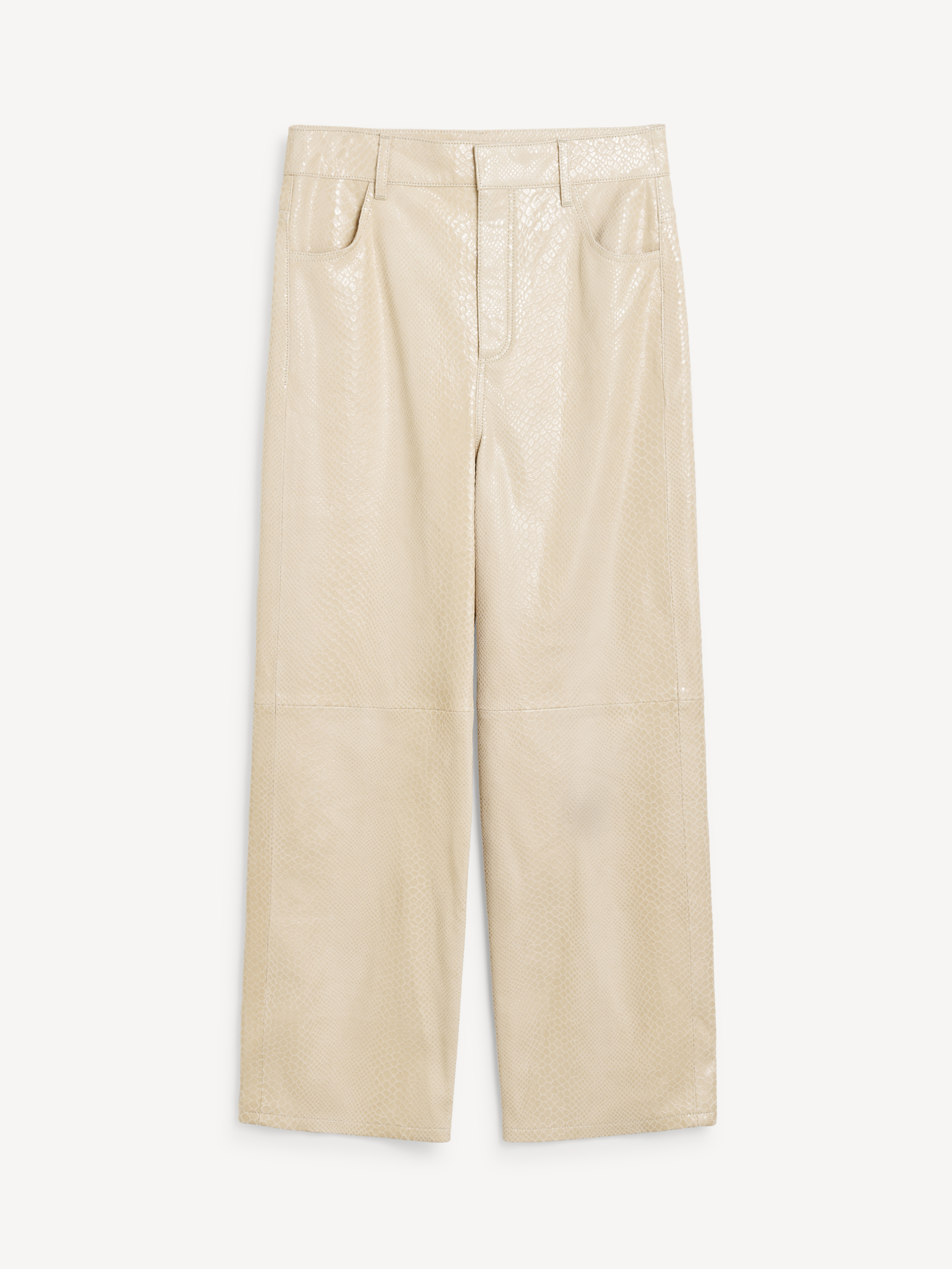 Shop By Malene Birger Cailys Leather Trousers In Nomad
