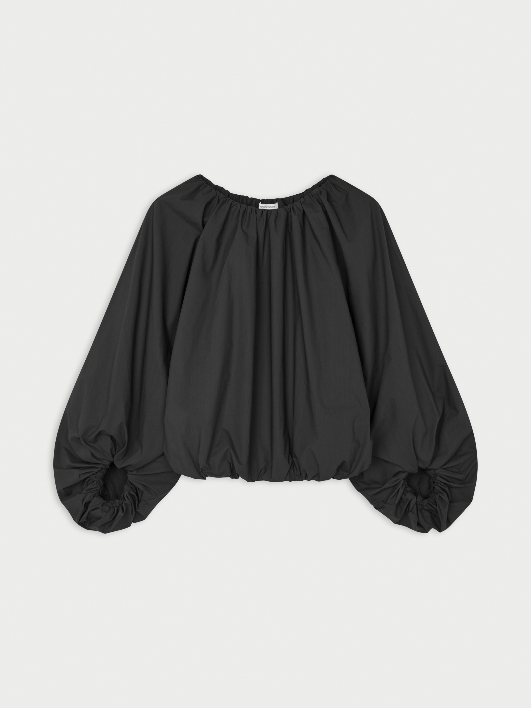 By Malene Birger Semara Organic Cotton Blouse In Black