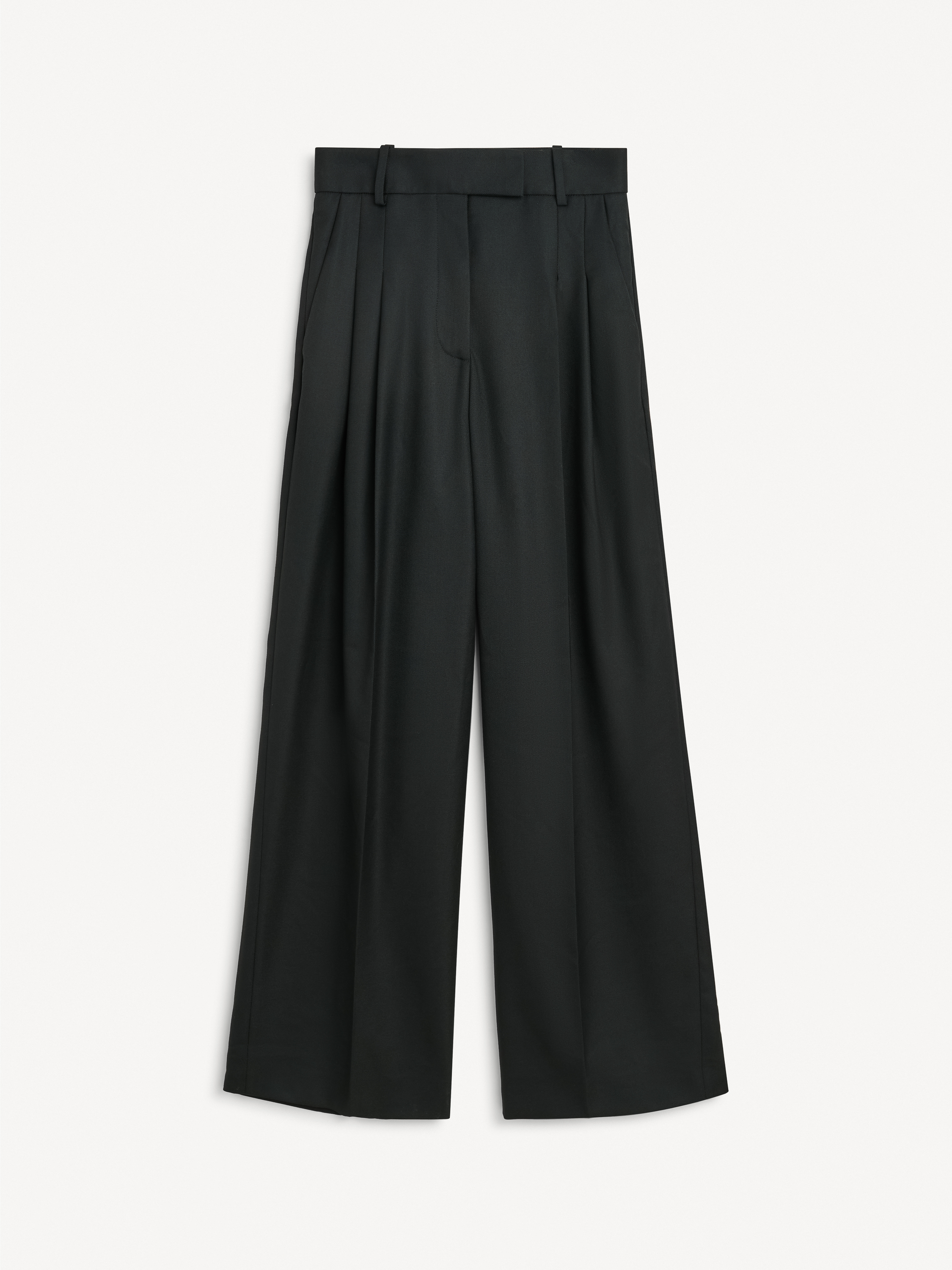 By Malene Birger Women's Black Cymbaria High-Waist Trousers Size 38