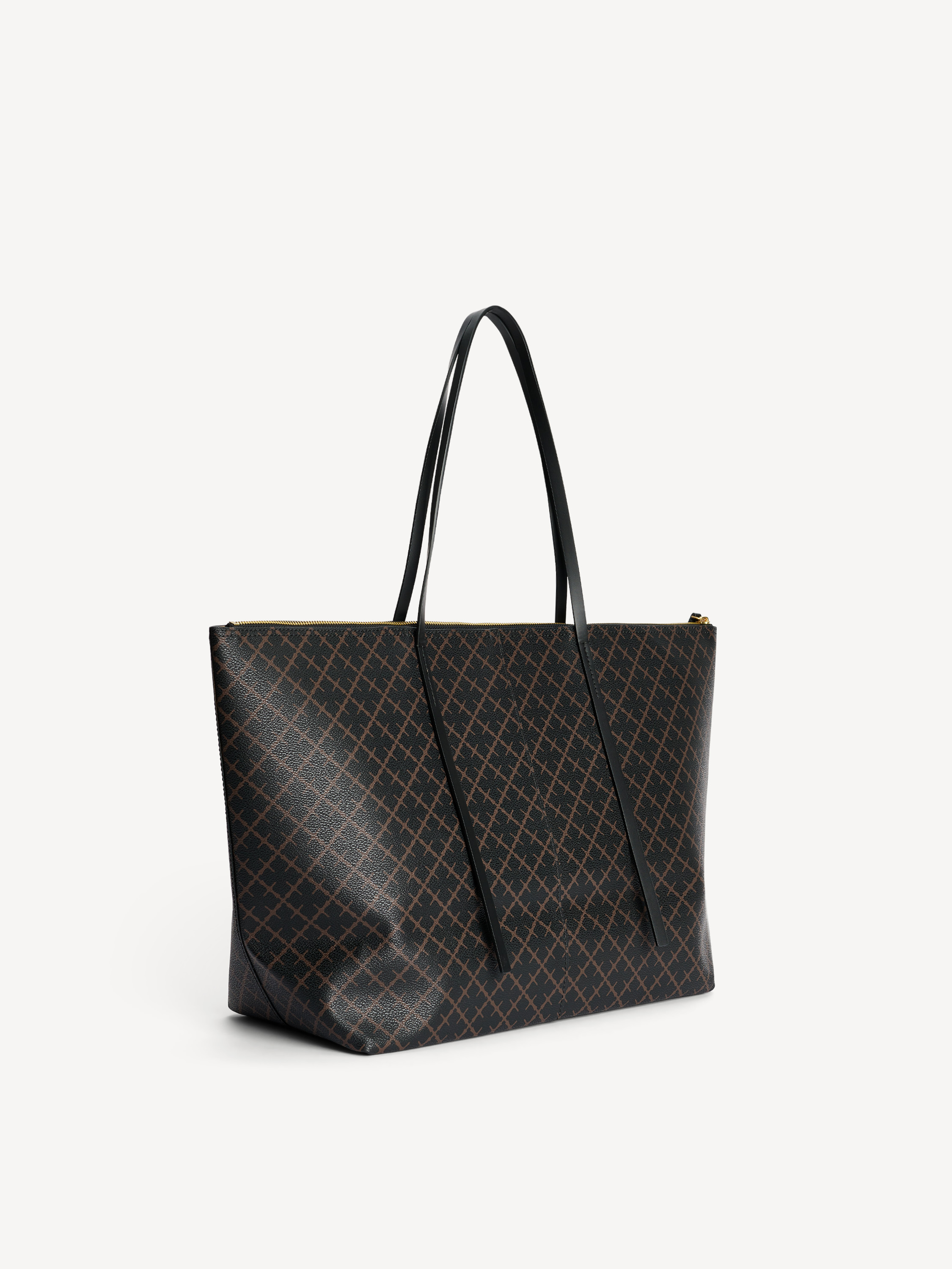 By Malene Birger Luze Tote Bag In Dark Chokolate