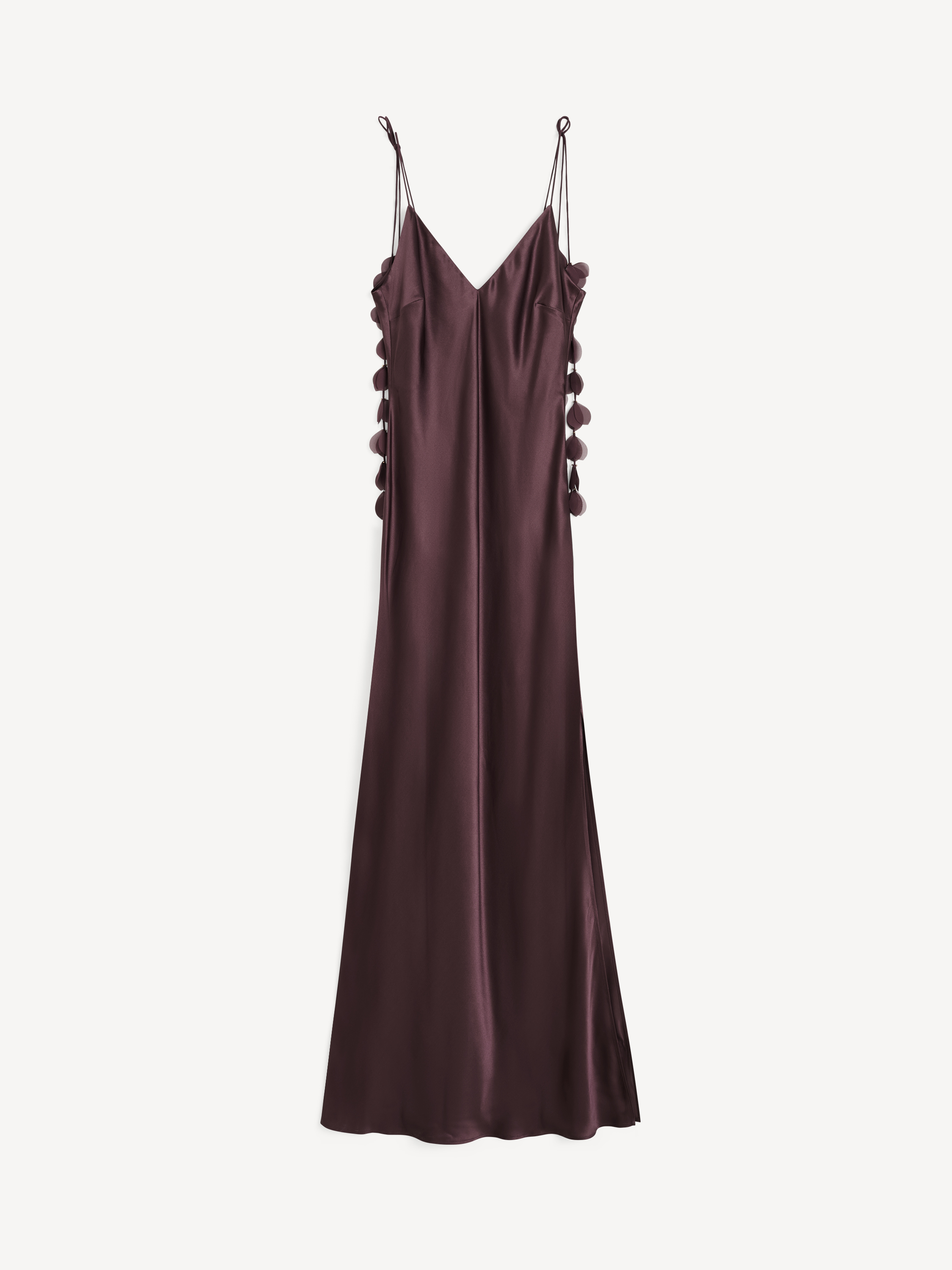 By Malene Birger Women's Aubergine Pascale Silk Maxi Dress Size 38