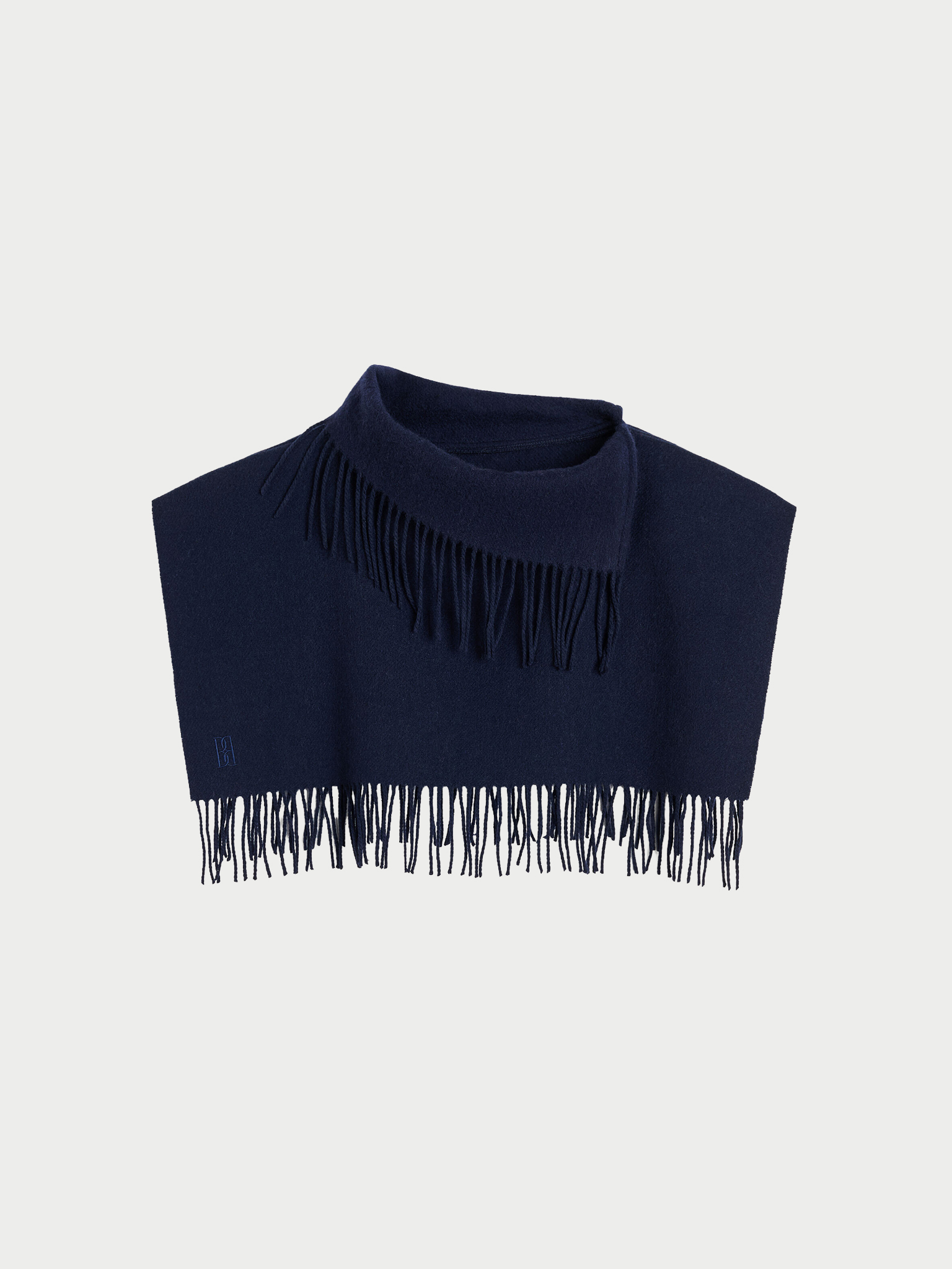 Turtla wool fringe bib