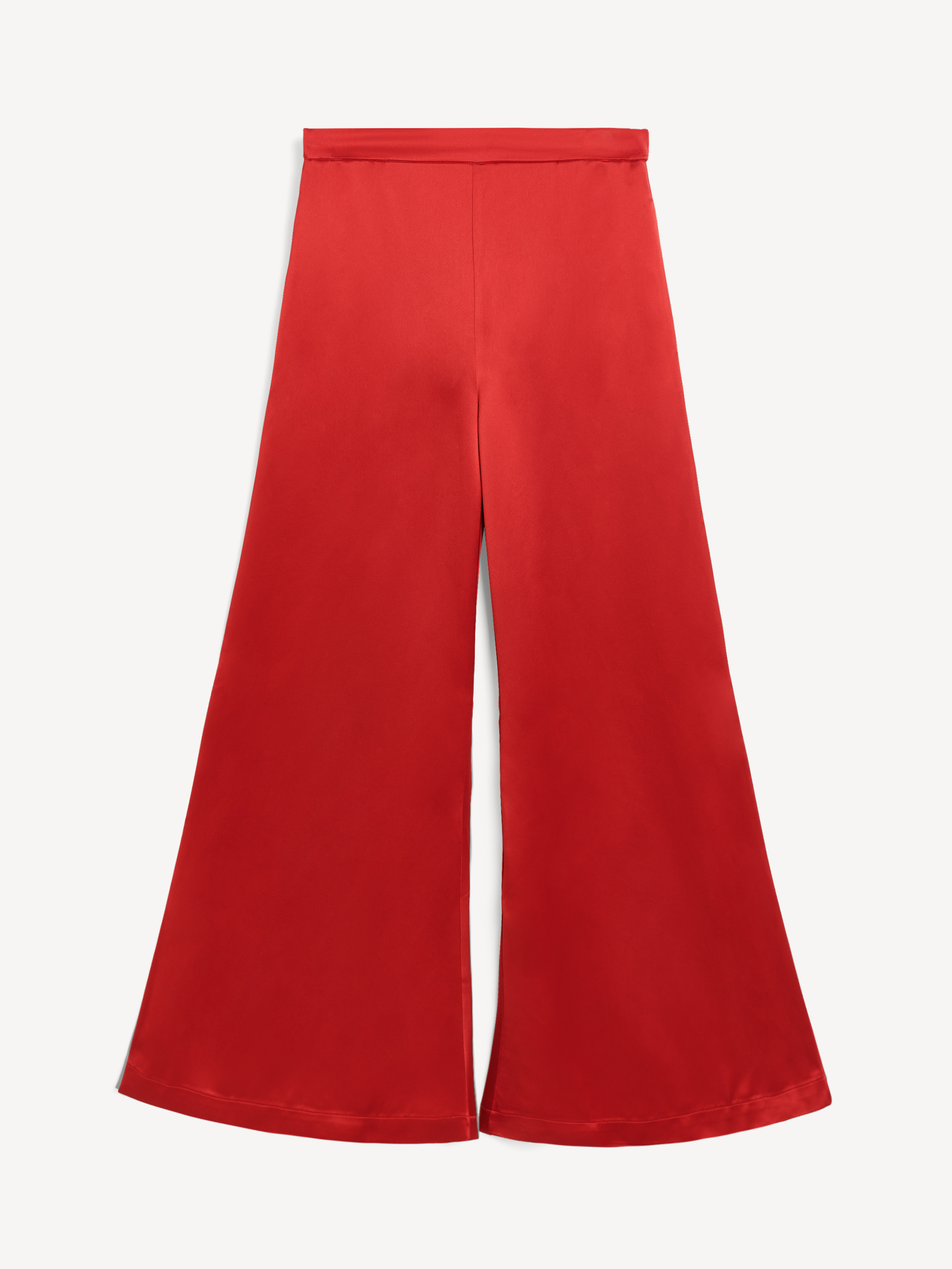 By Malene Birger Lucee Flared Trousers In Dark Chilli