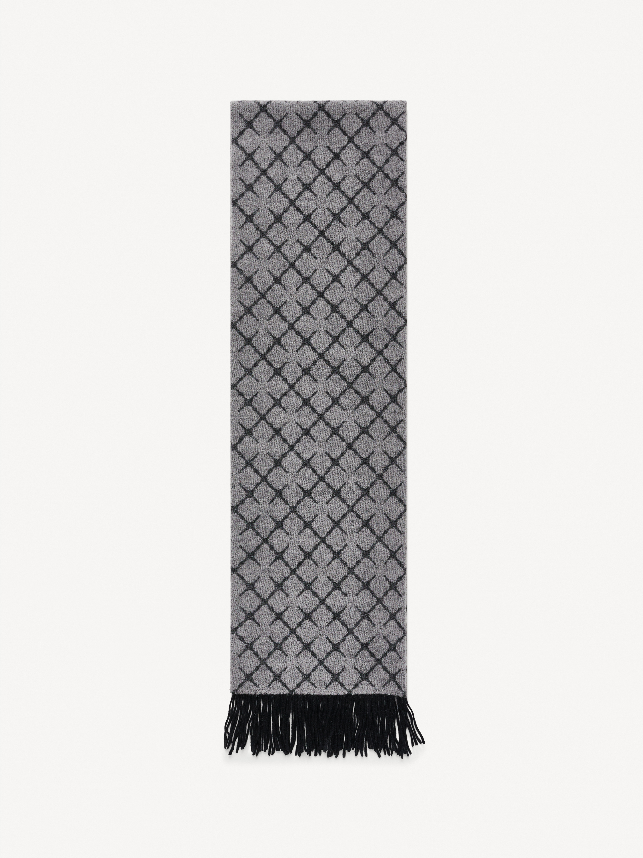 By Malene Birger Ortega Cashmere-blend Scarf In Light Grey Melange
