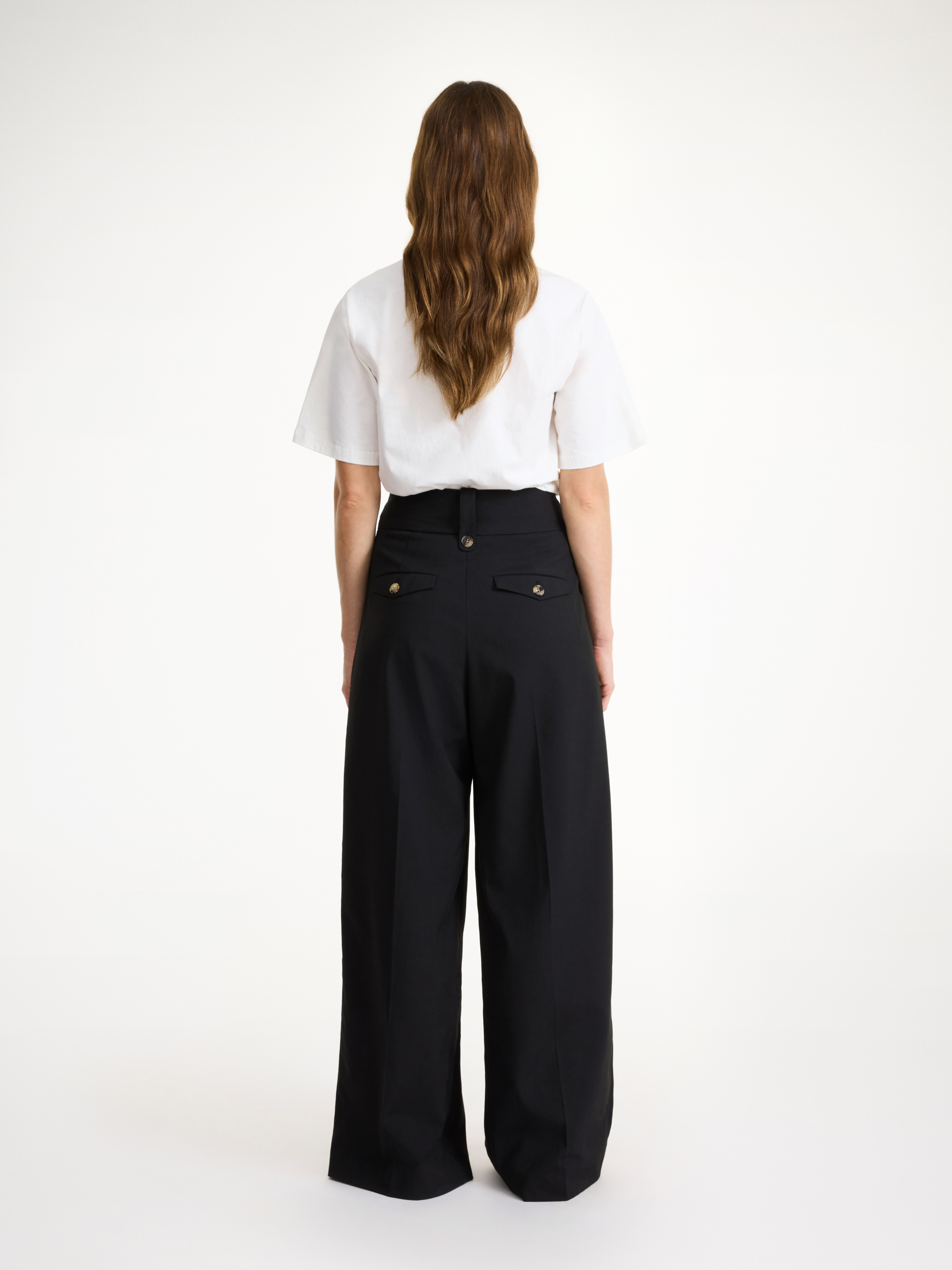 By Malene Birger Taal High-waist Trousers In Black