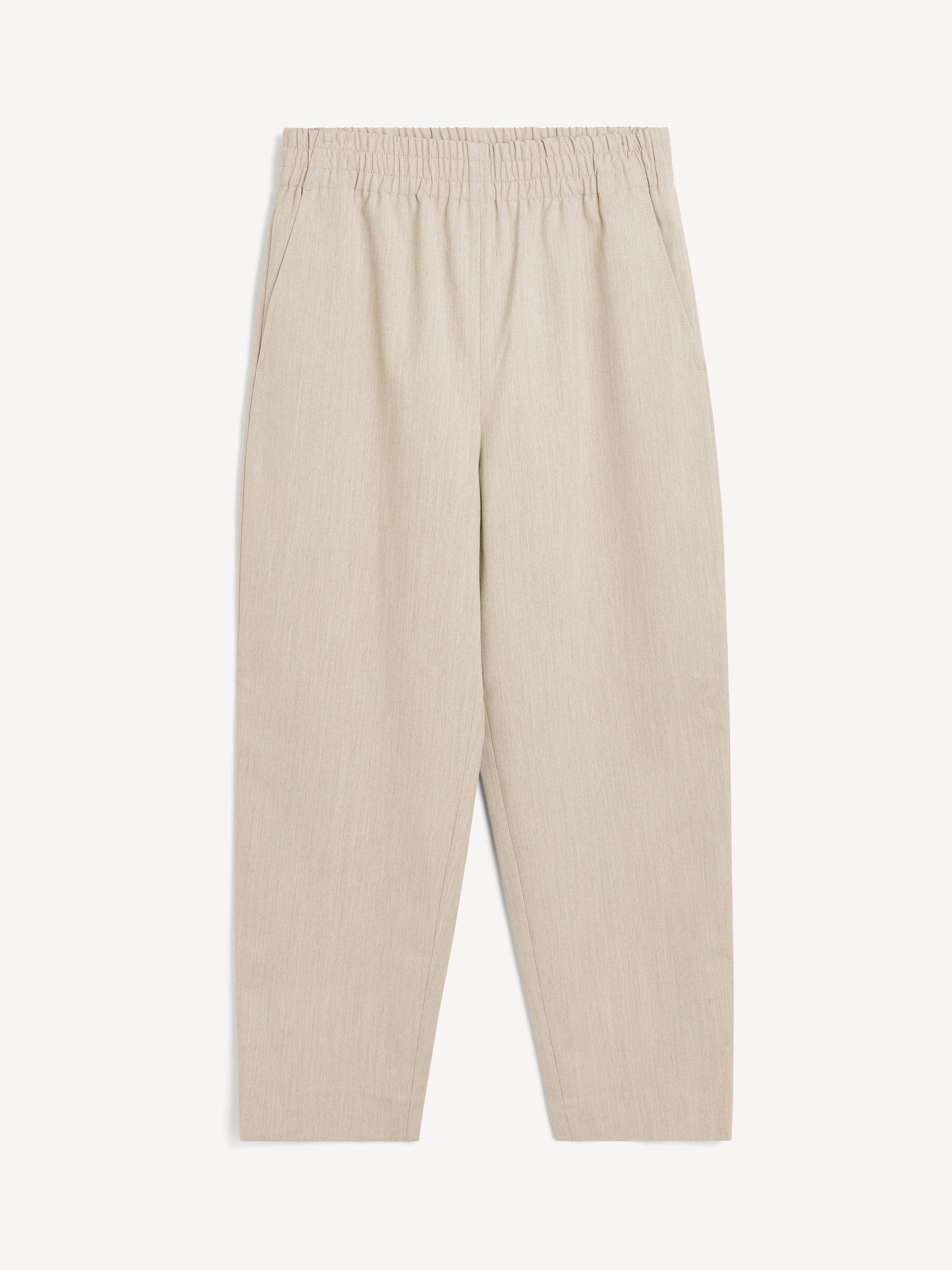 Shop By Malene Birger Remi Trousers In Beige Melange