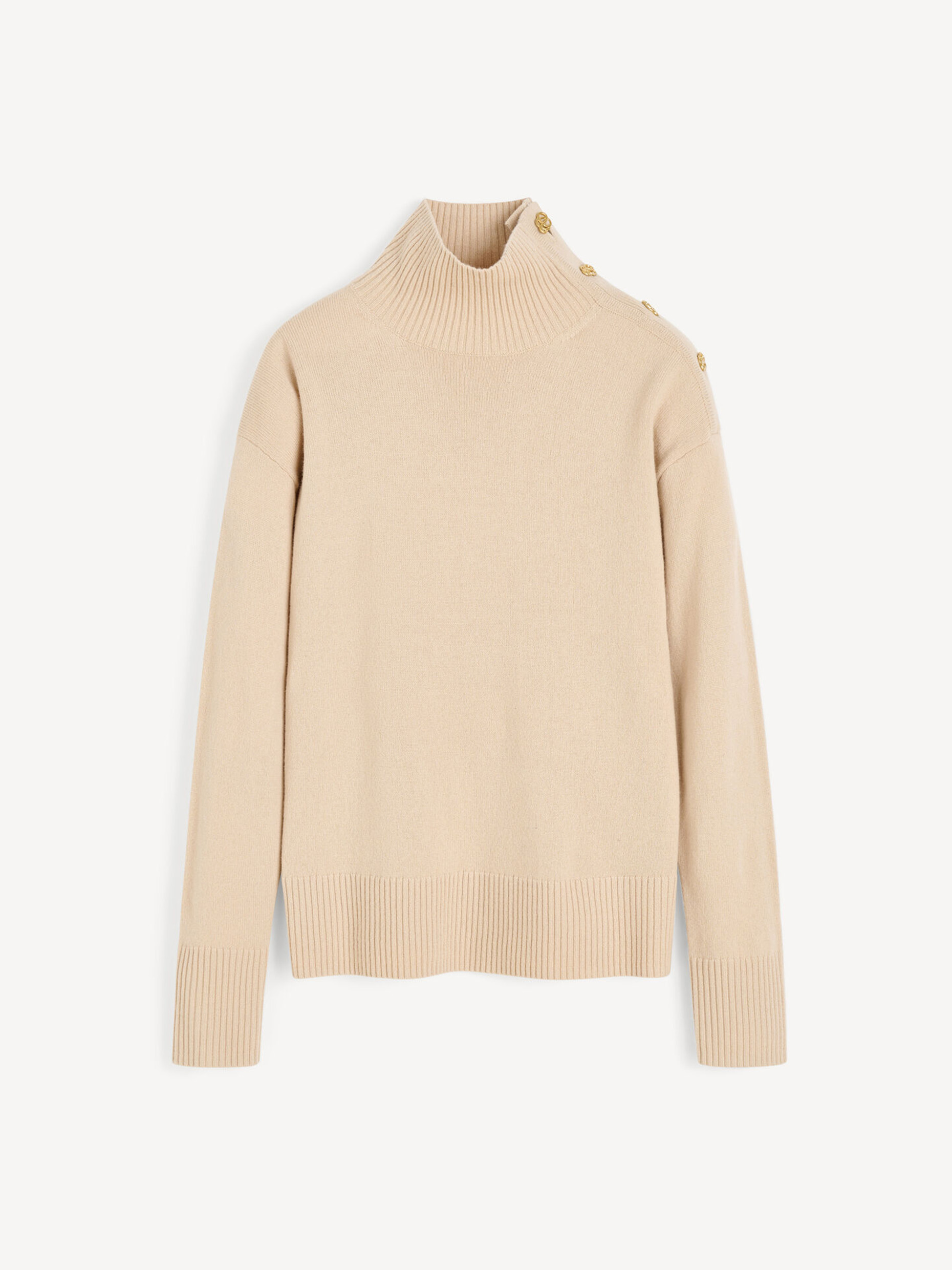 By Malene Birger Women's Old Beige Vanille Wool Sweater Medium