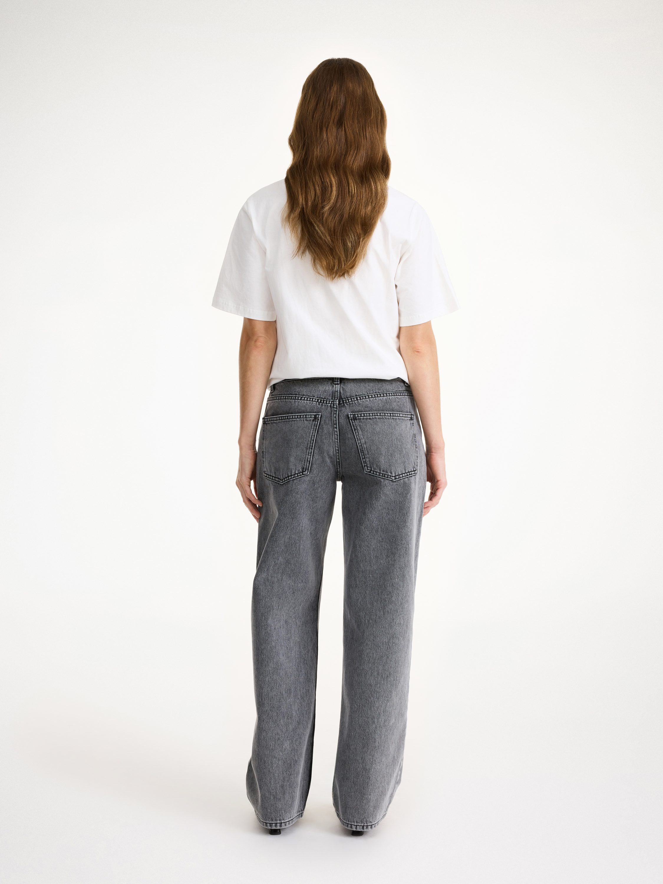 Shop By Malene Birger Vinola Organic Cotton Jeans In Washed Black