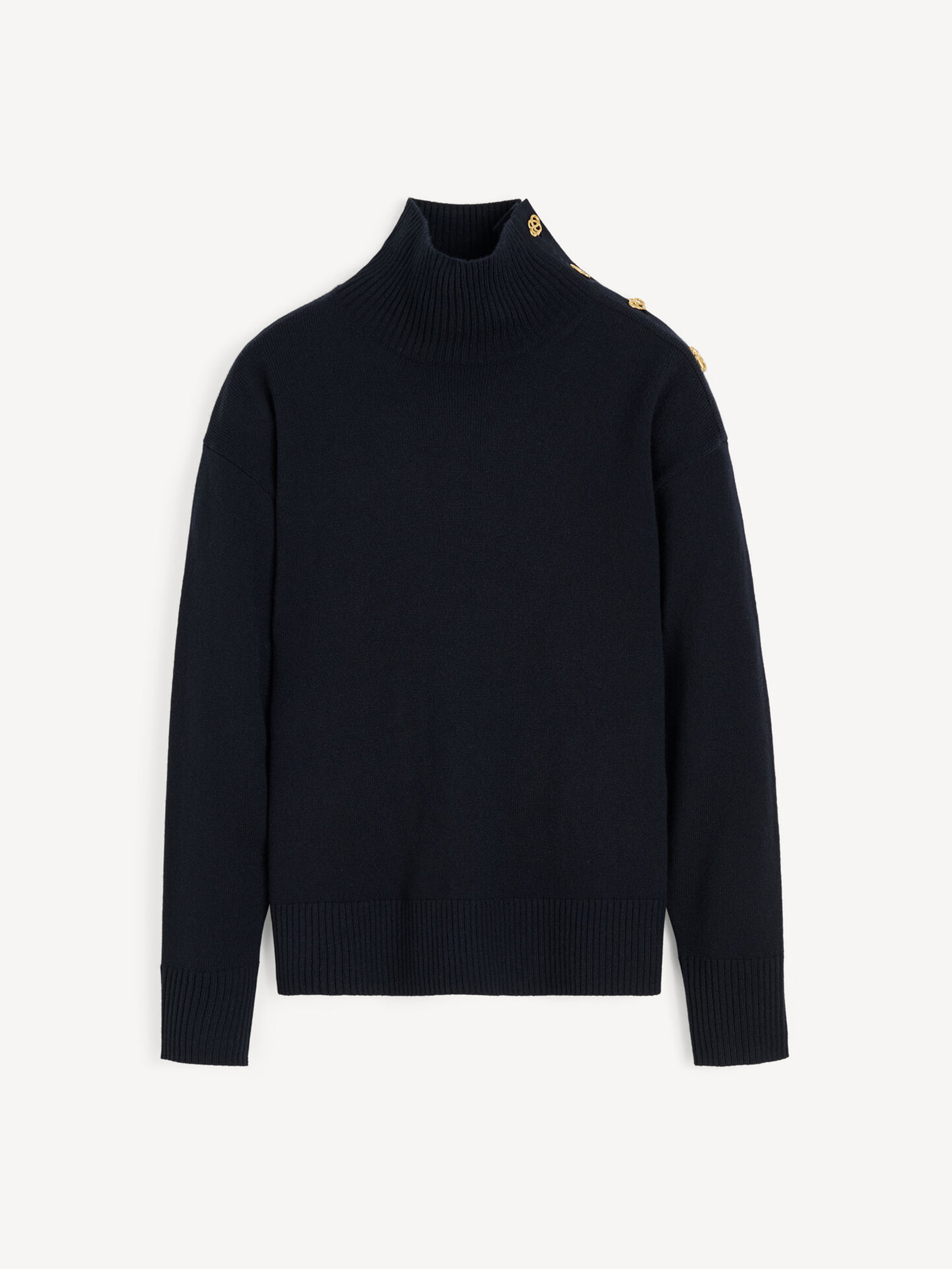 By Malene Birger Women's Black Vanille Wool Sweater Small
