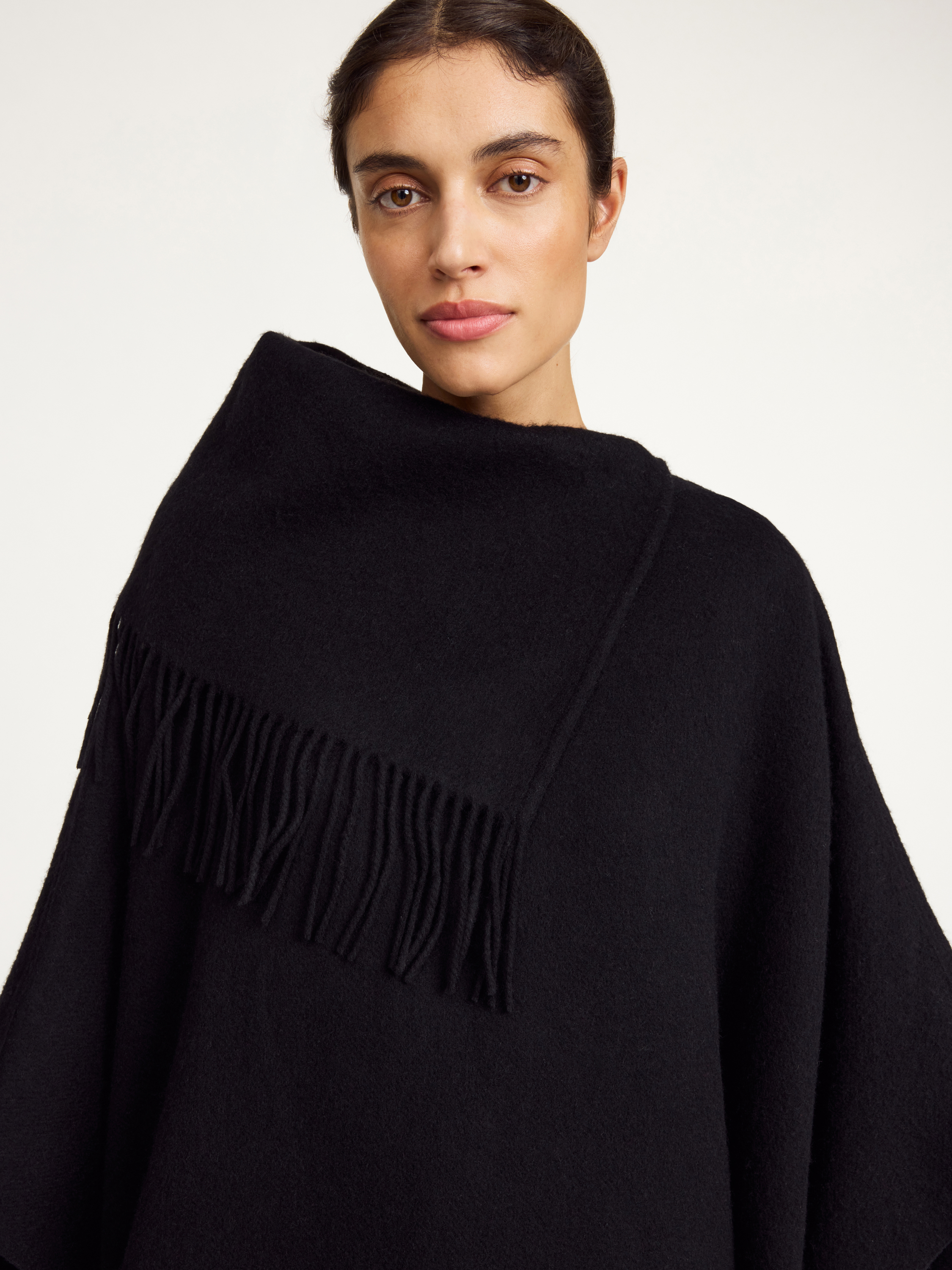 By Malene Birger Turtlo Wool Poncho In Black
