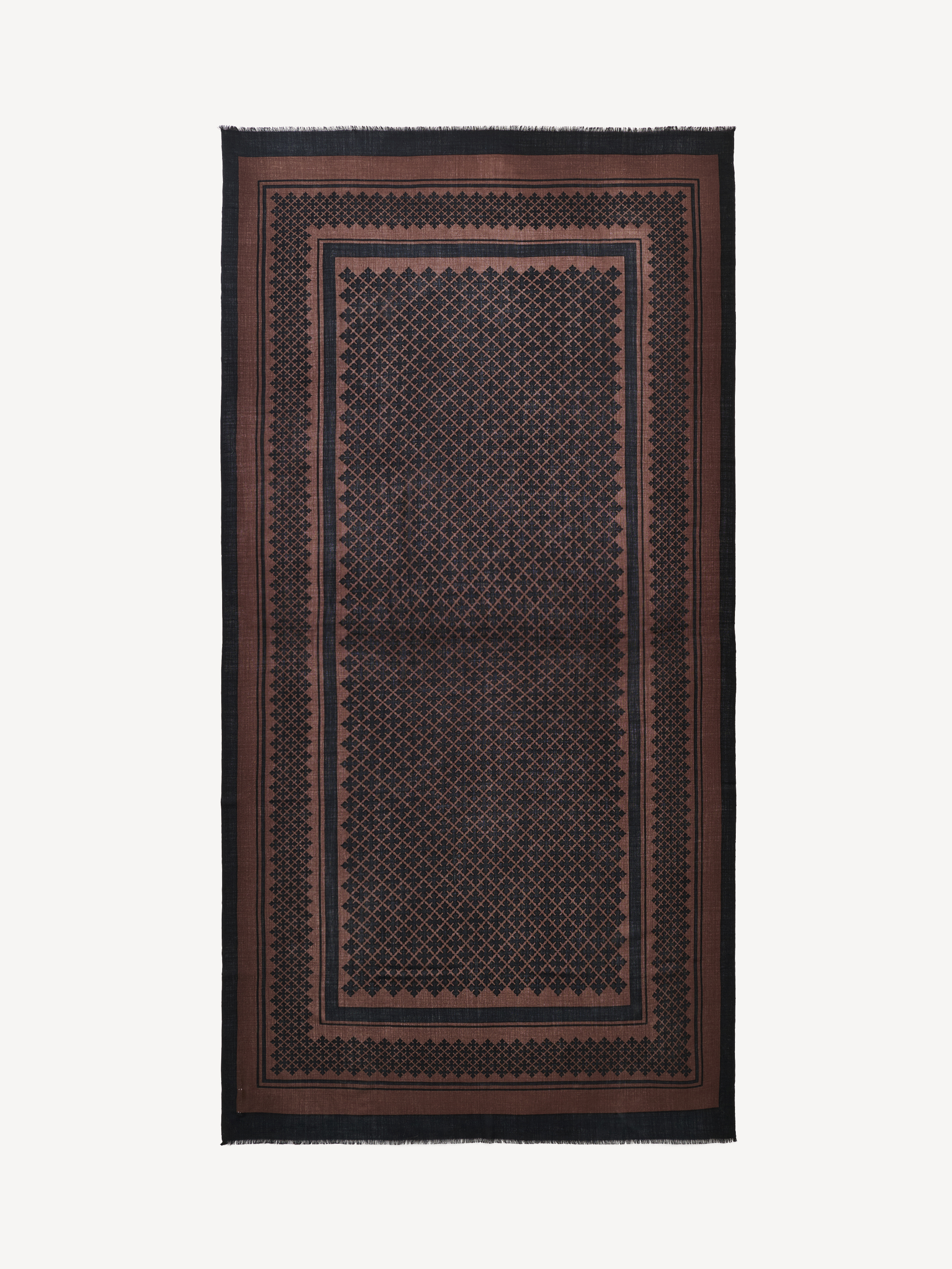 By Malene Birger Kvinno Dark Chokolate Julee Wool Scarf