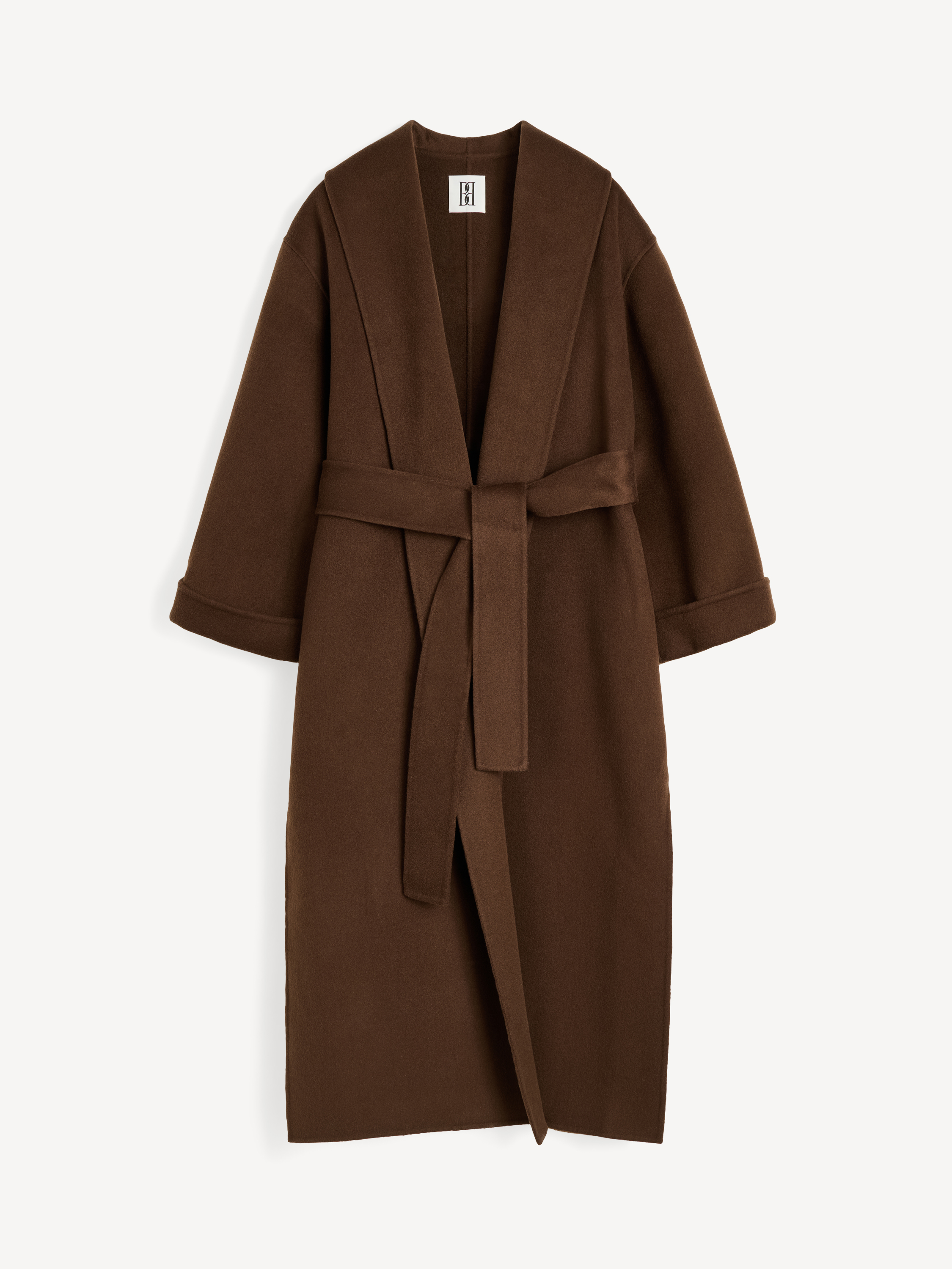 By Malene Birger Trullem Belted Coat In Brown