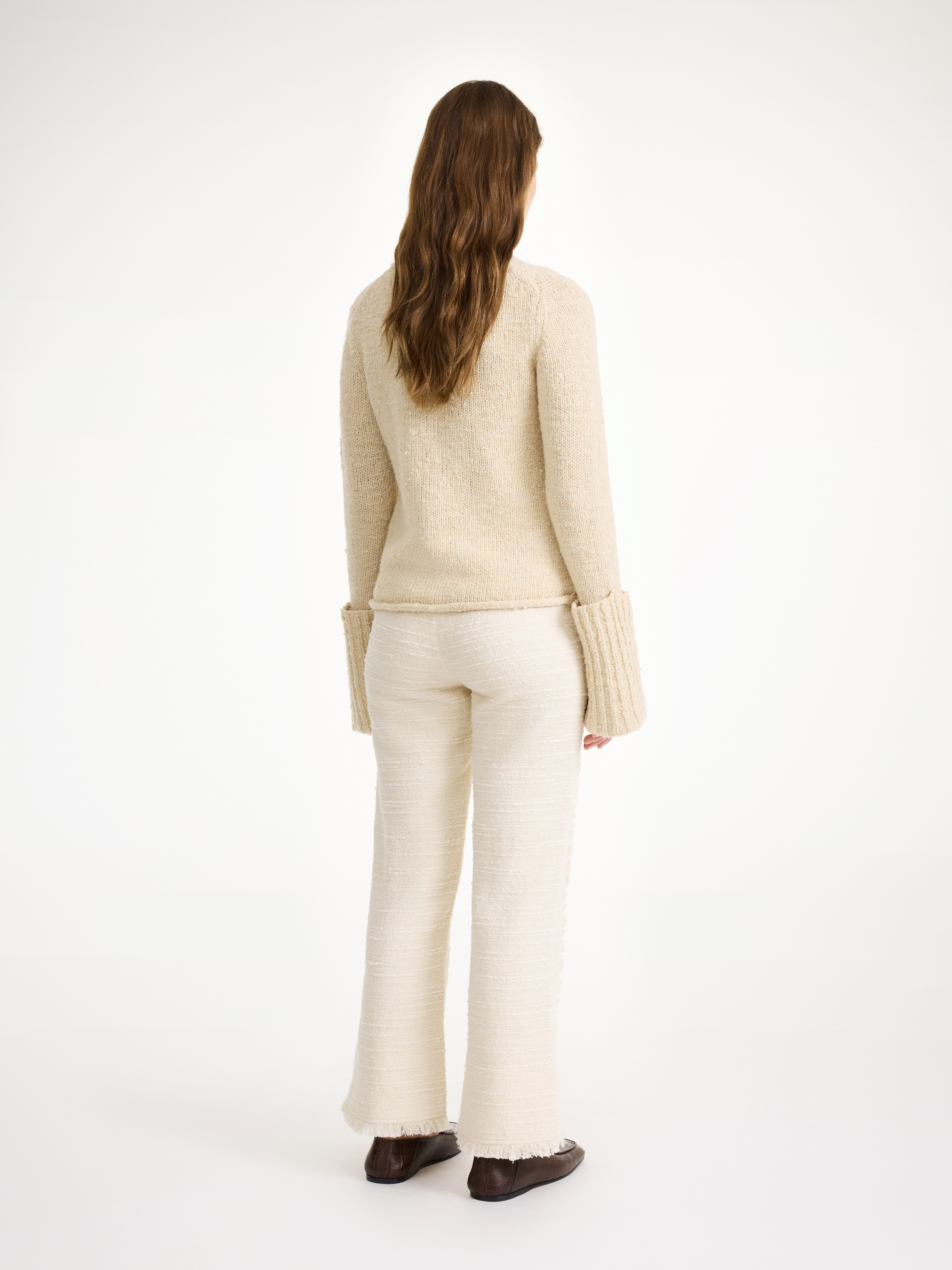 By Malene Birger Nadihas High-waist Trousers In Soft White