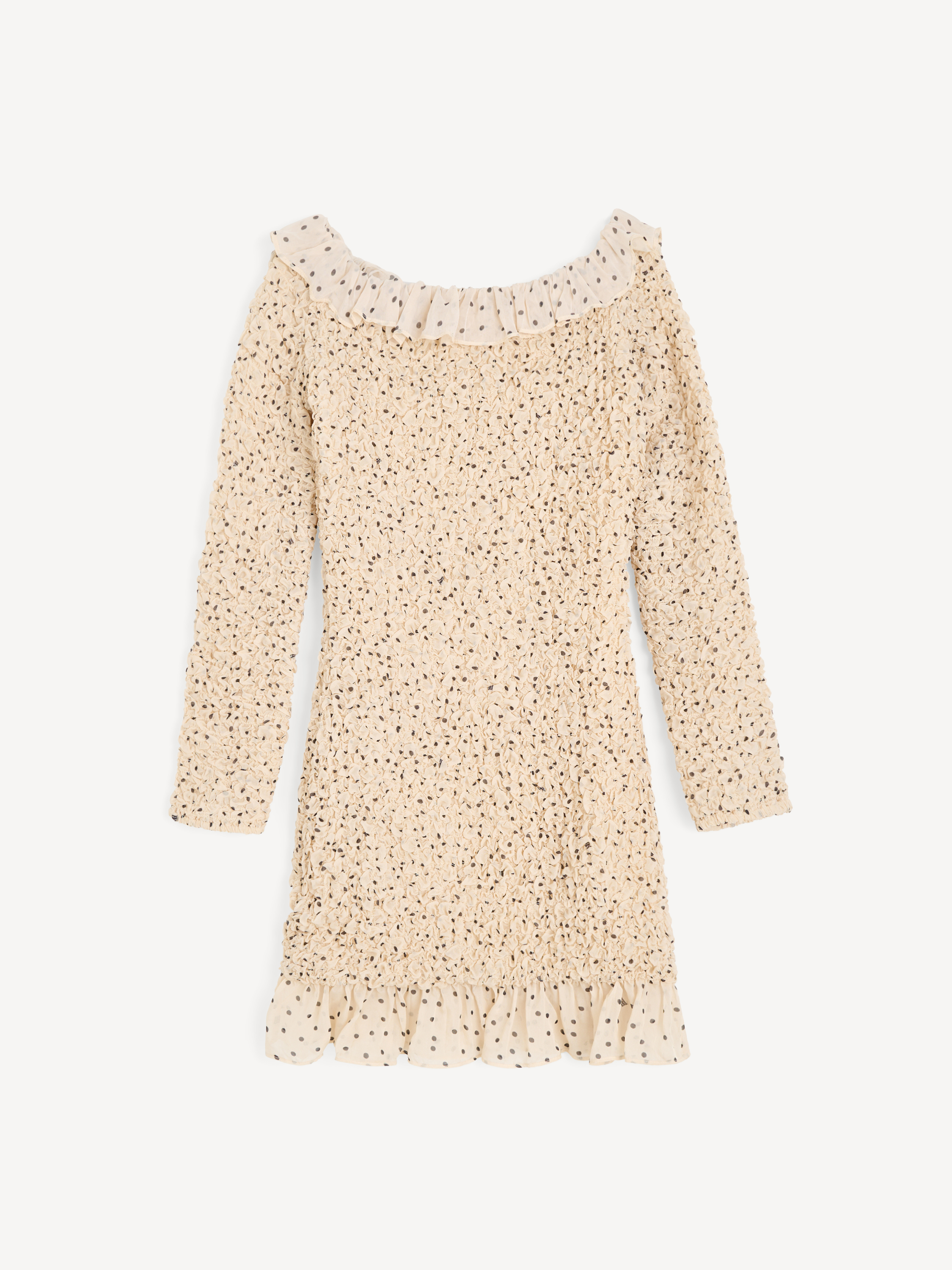By Malene Birger Women's Polka Dot Print Corinette Mini Dress Size 42