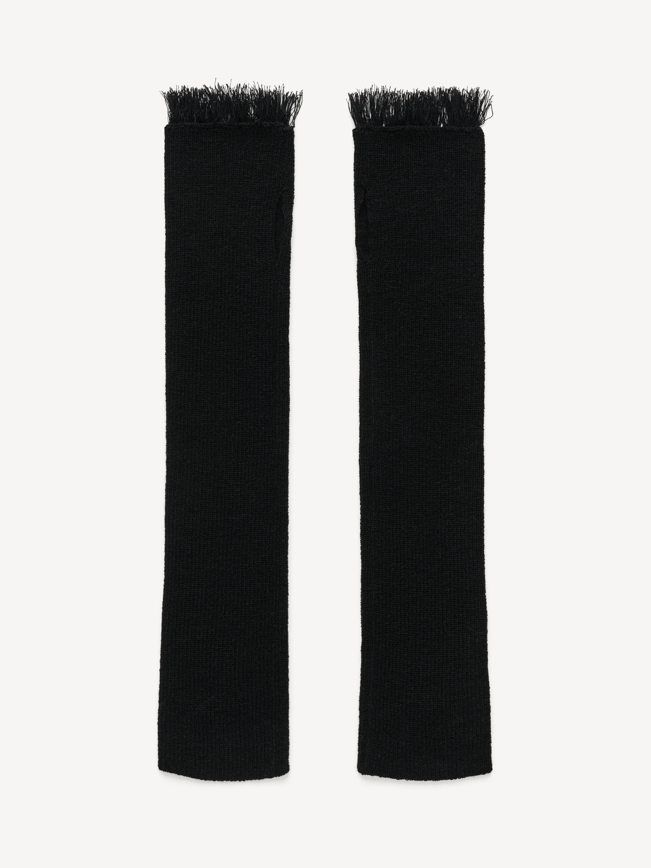 Shop By Malene Birger Fezan Gloves In Black