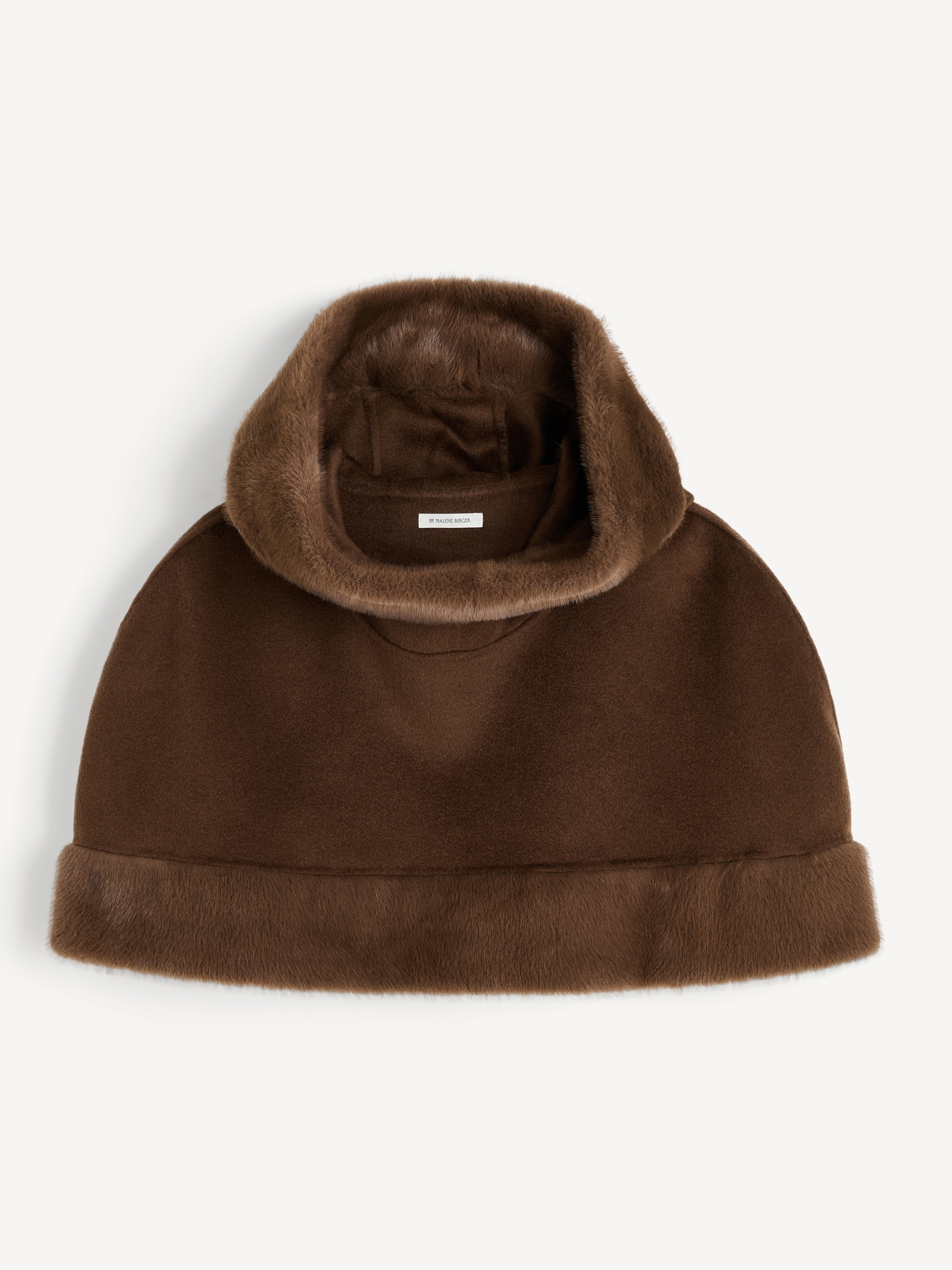 By Malene Birger Marta Wool Cape In Brown