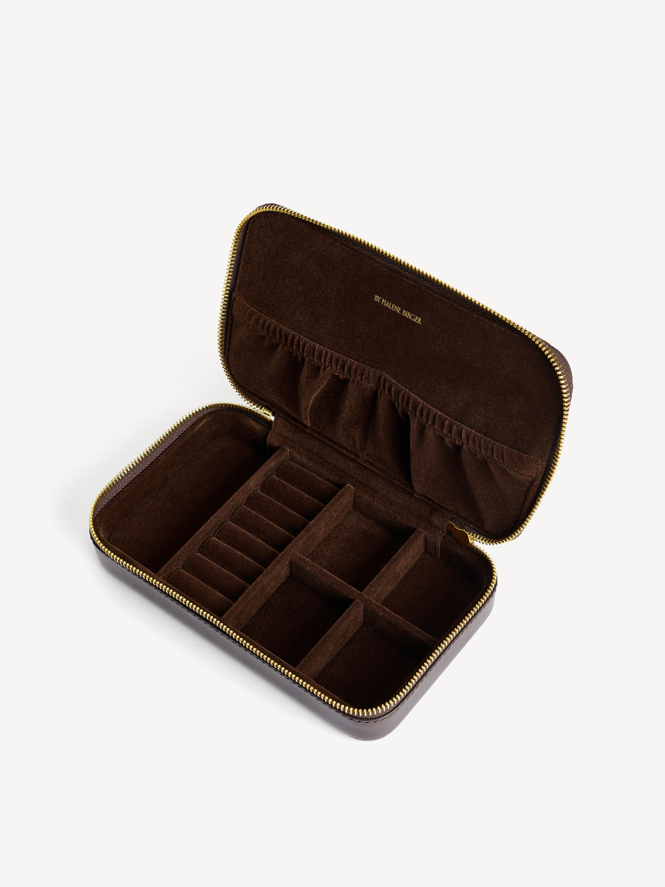 By Malene Birger Aya Cher Jewellery Case In Dark Brown