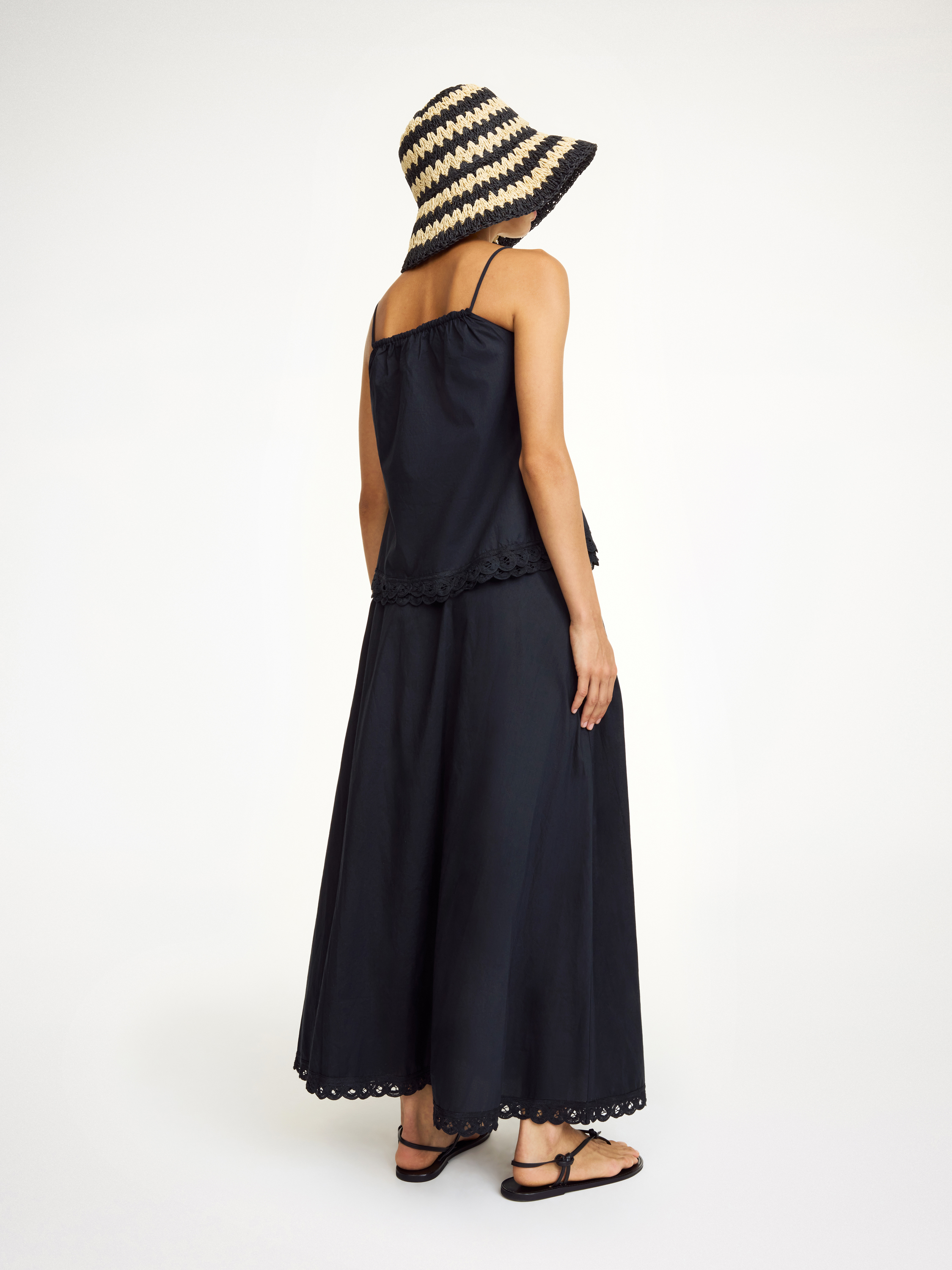 By Malene Birger Pheobes Organic Cotton Skirt In Black