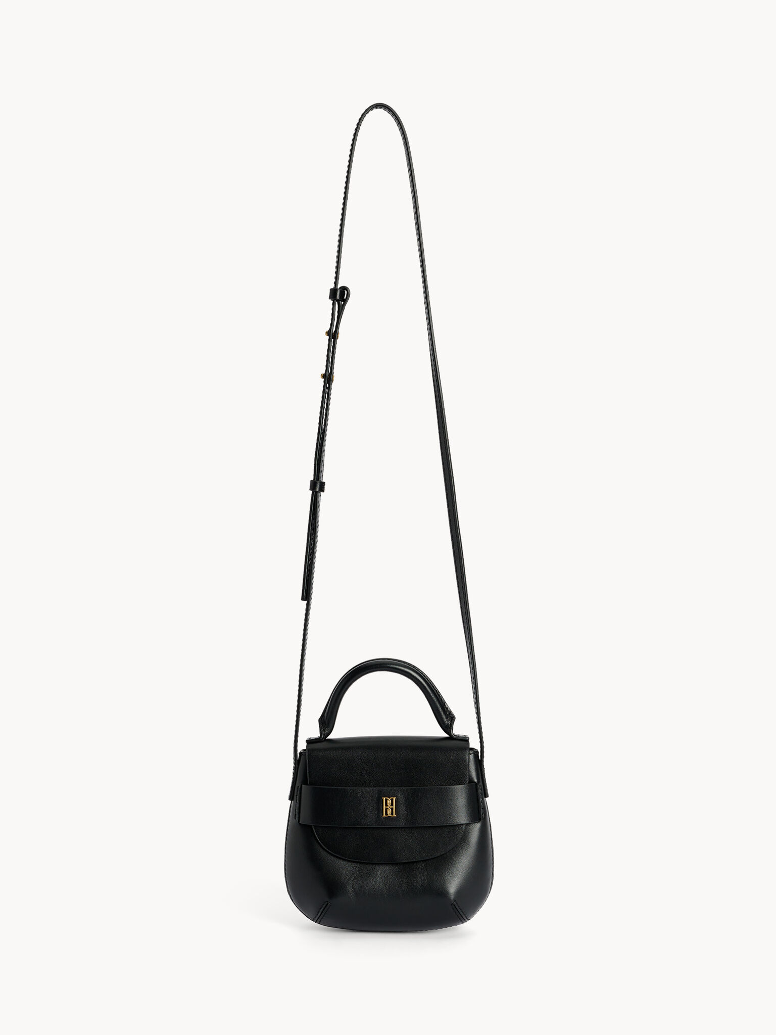 By Malene Birger Women's Black Meela Leather Shoulder Bag