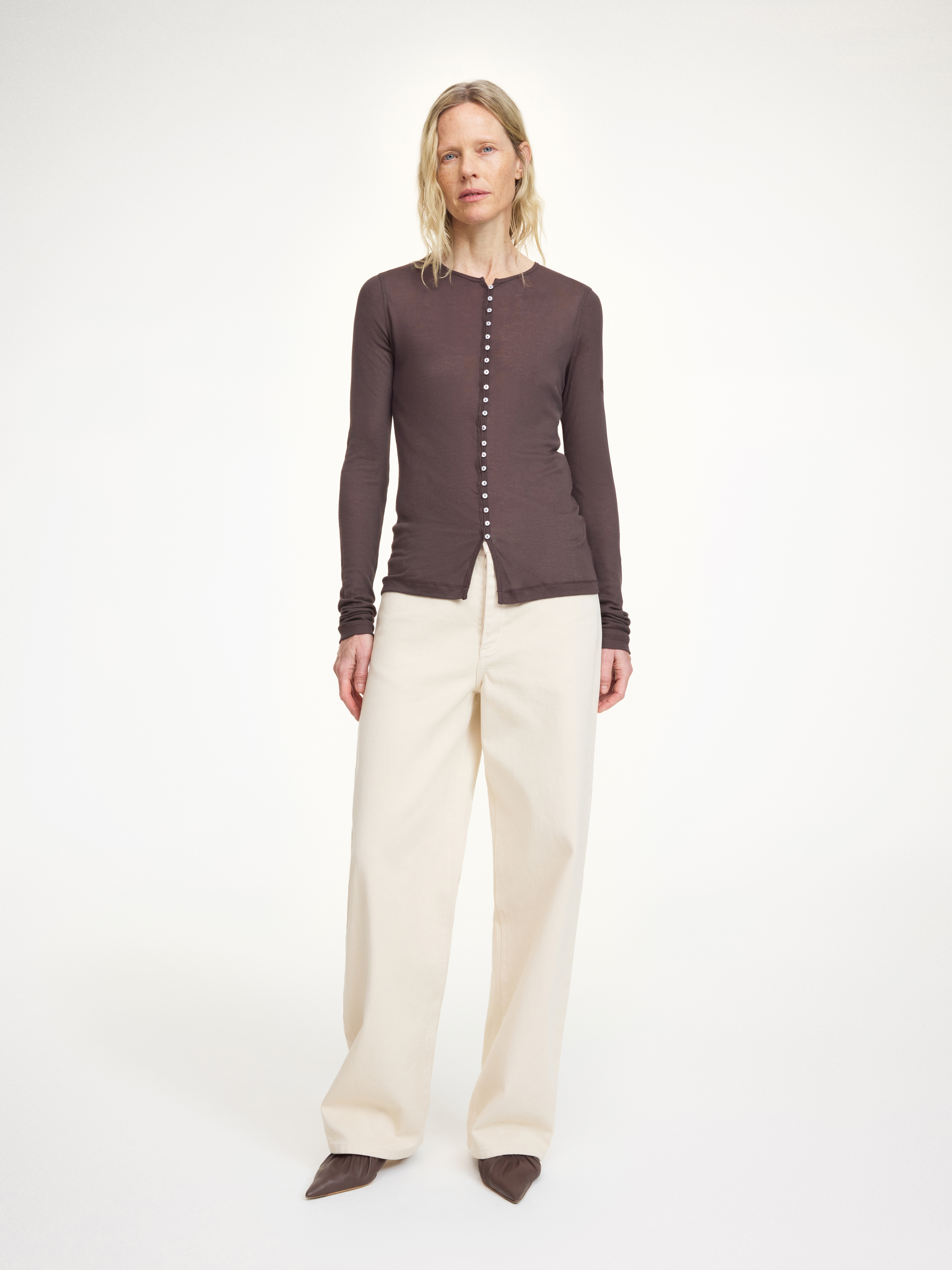 By Malene Birger Janes Cardigan In Brown