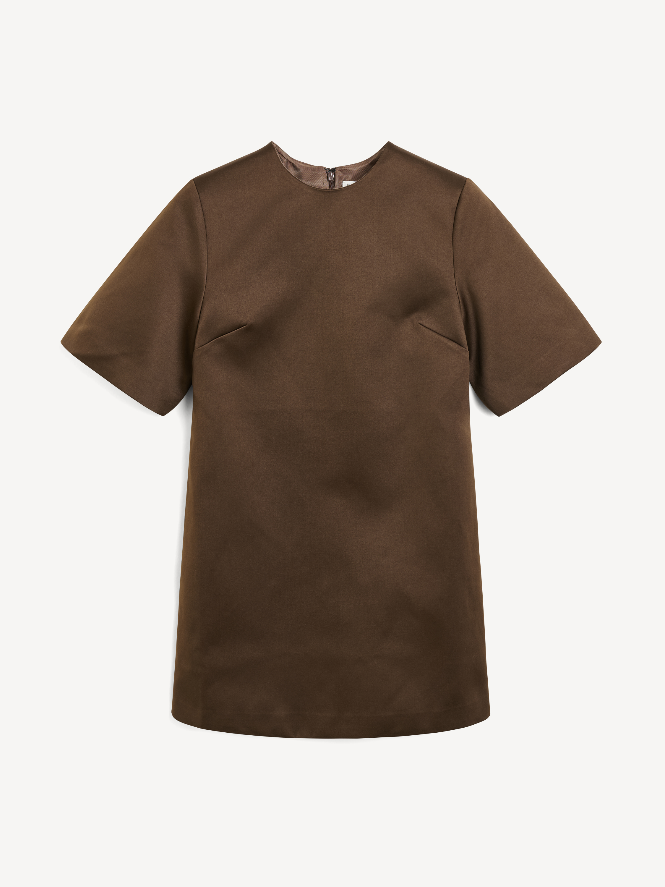 Shop By Malene Birger Harperz Minikleid In Dark Mahogany
