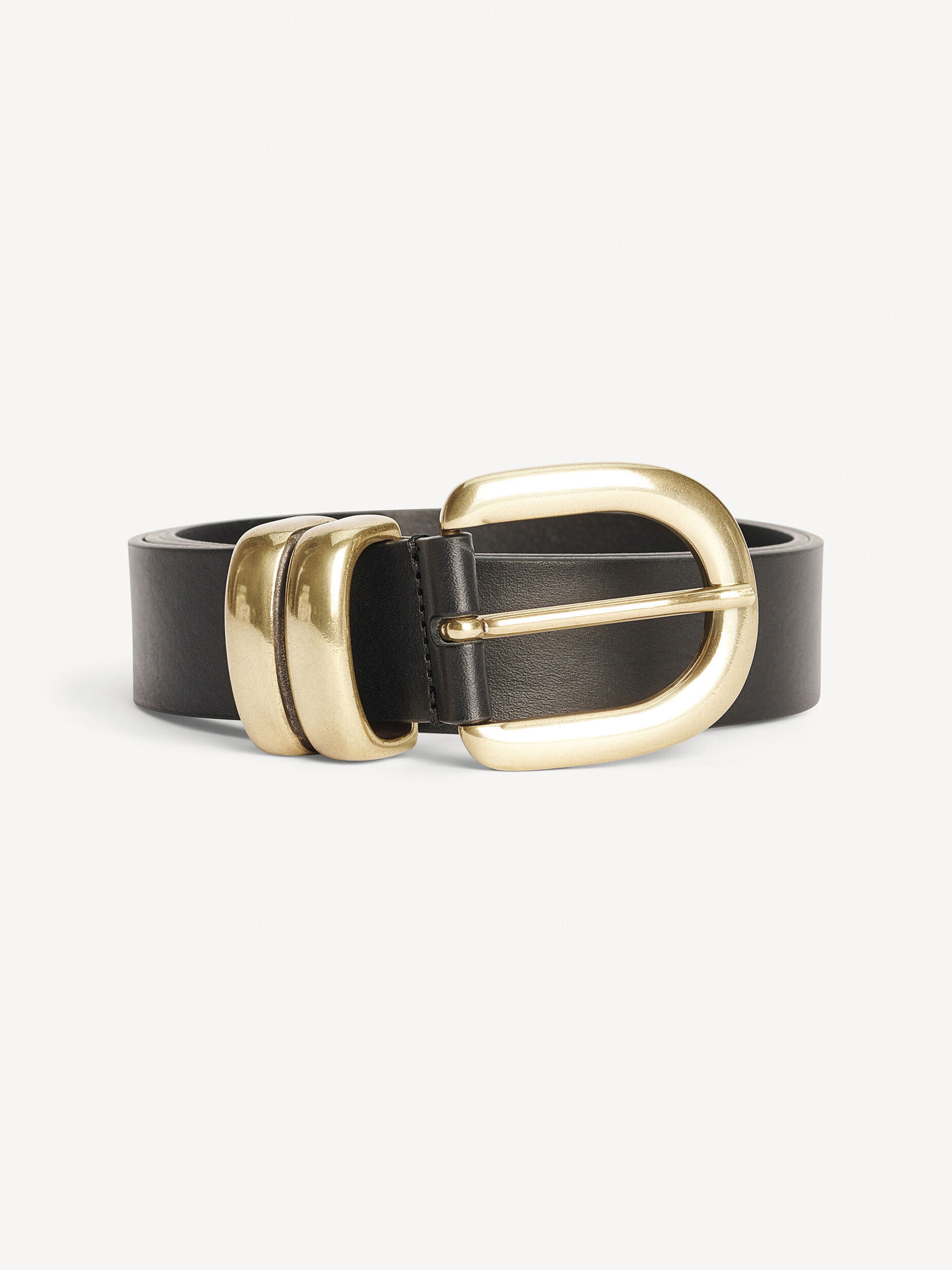 By Malene Birger Women's Black Zoira Leather Belt