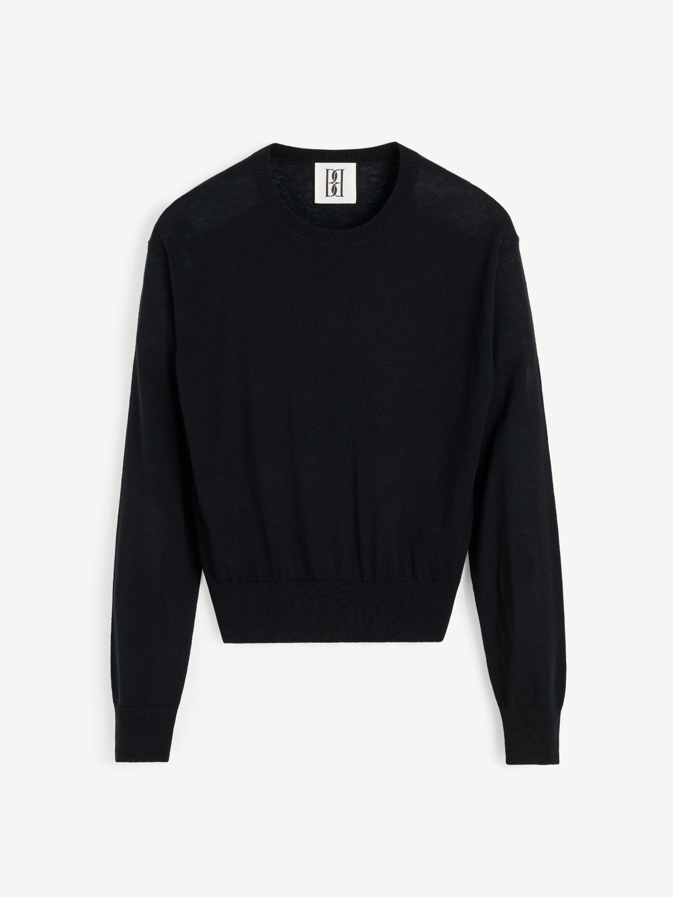 By Malene Birger Mantea Wool-blend Sweater In Black