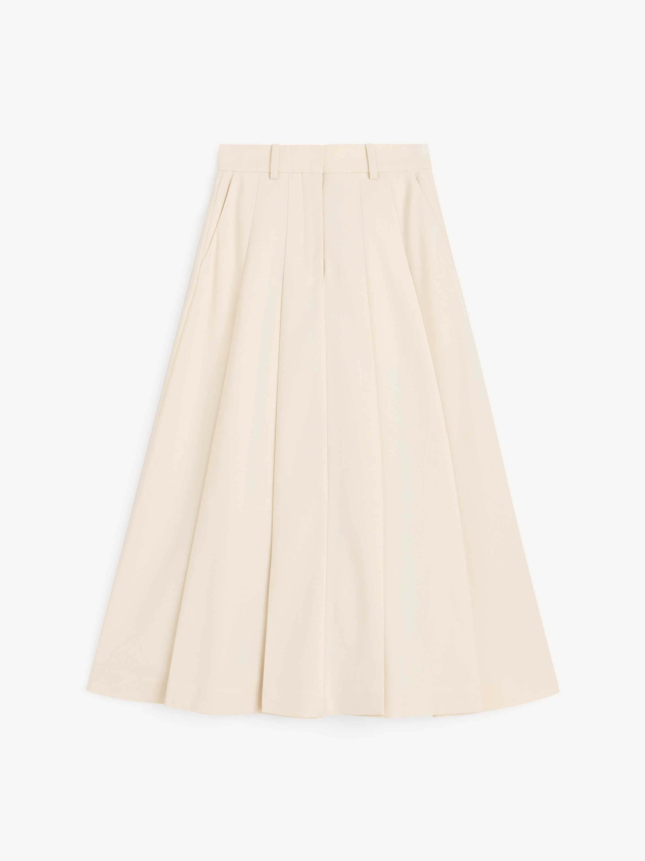 By Malene Birger Women's Soft White Edena Midi Skirt Size 40