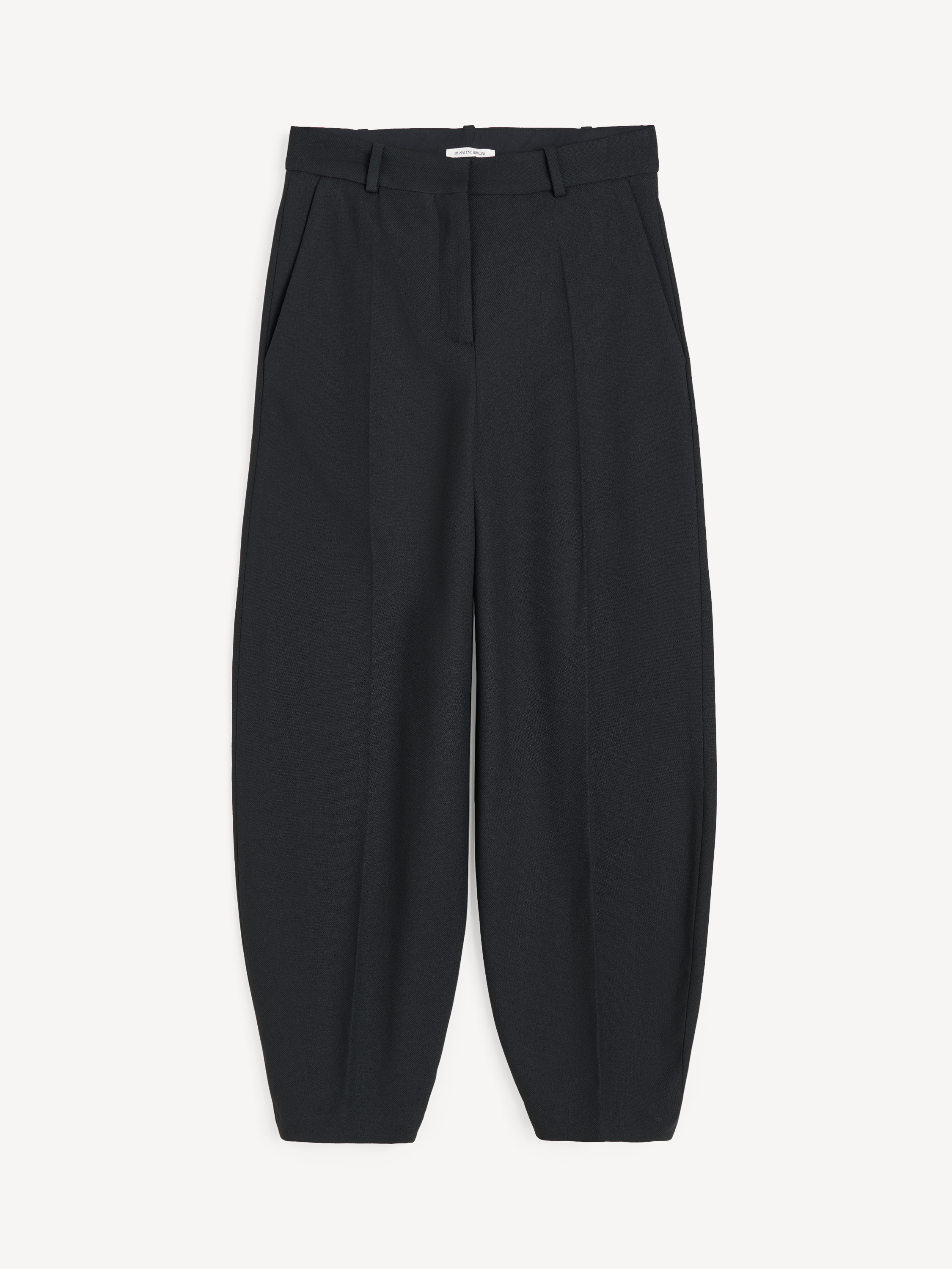 By Malene Birger Women's Black Charlie High-Waist Trousers Size 42