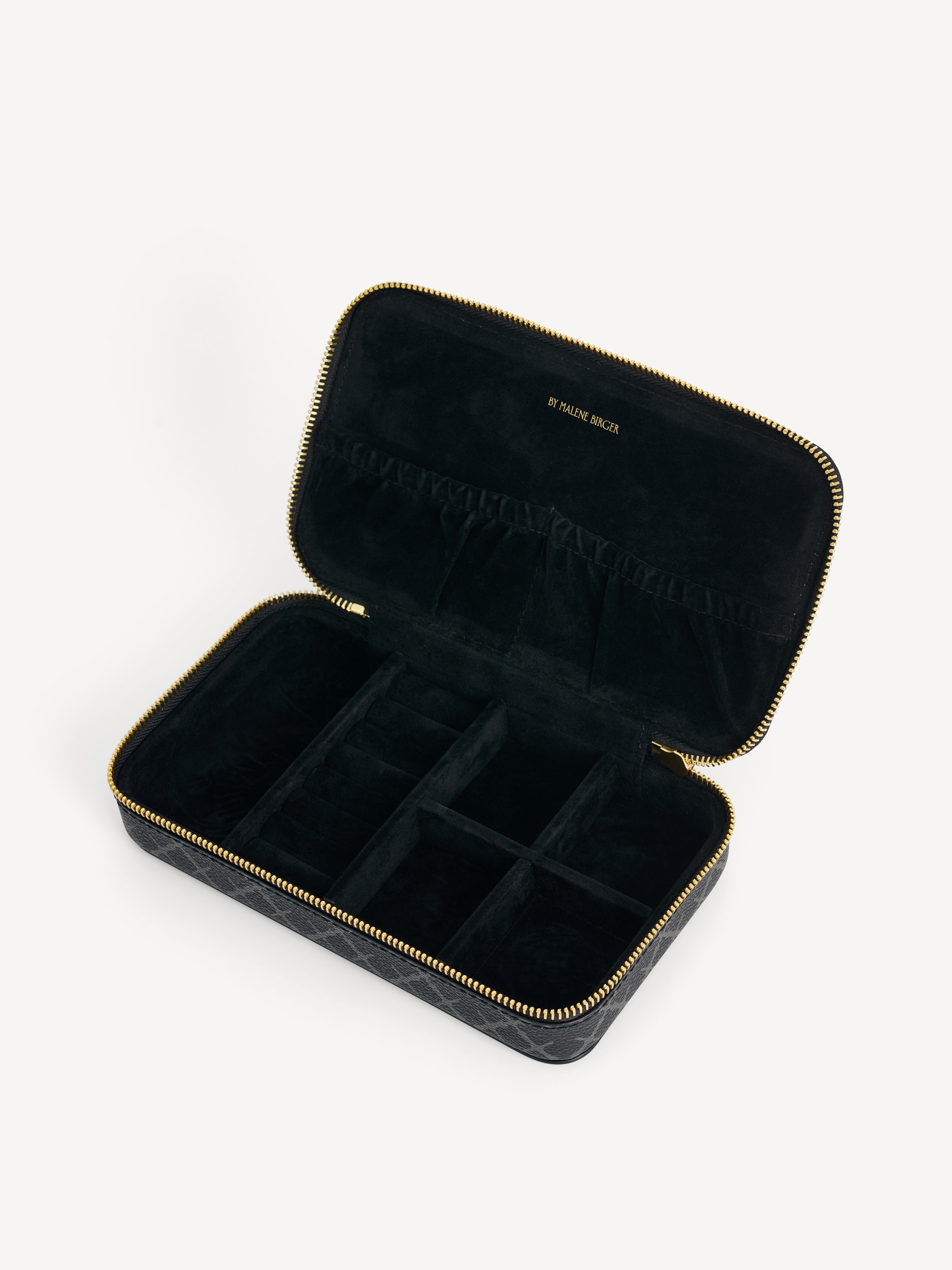 By Malene Birger Bae Cher Jewellery Case In Charcoal