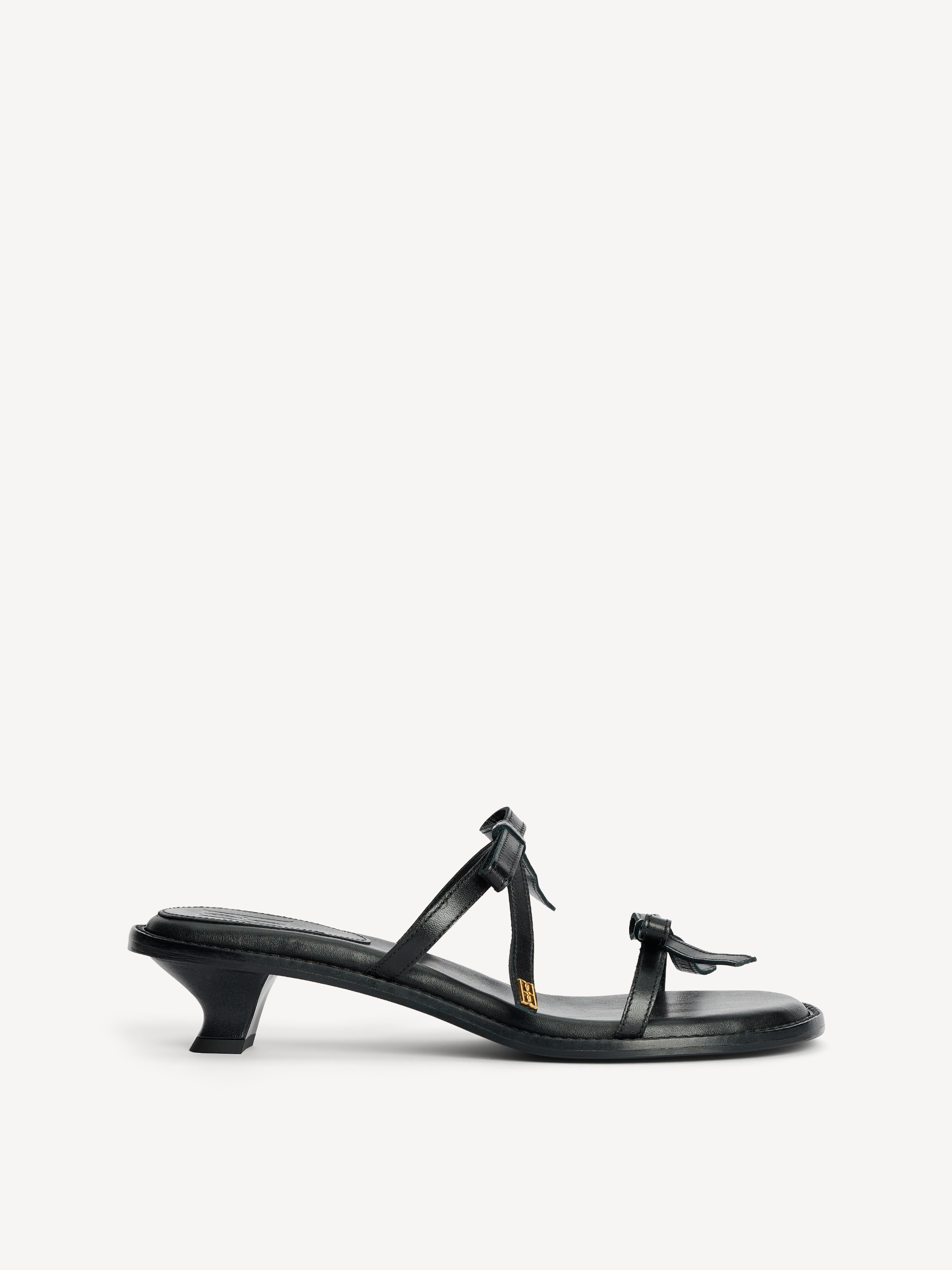By Malene Birger Tianno Leather Sandals In Black