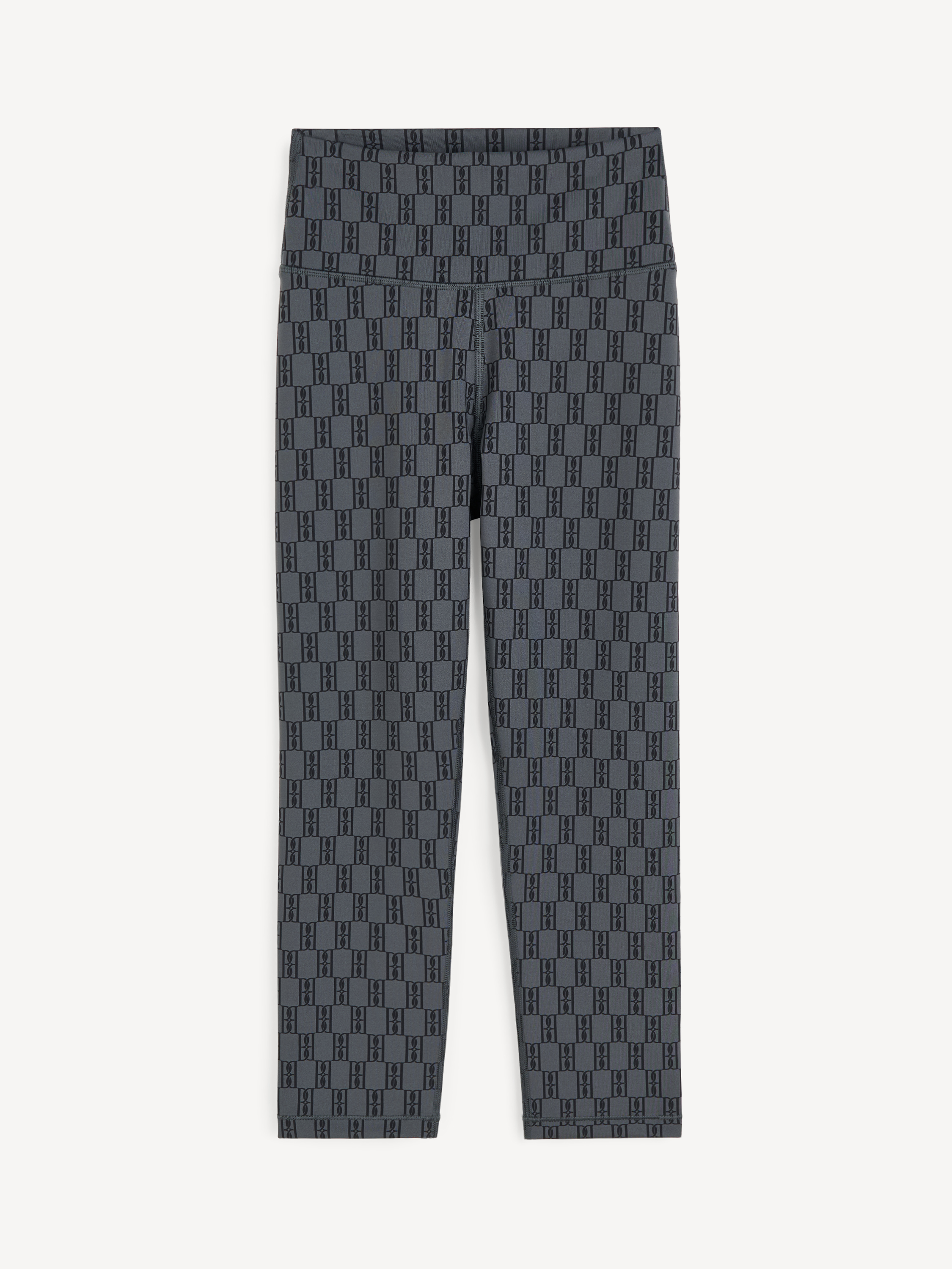 By Malene Birger Women's Monogram Black & Grey Polly Capri Leggings Small